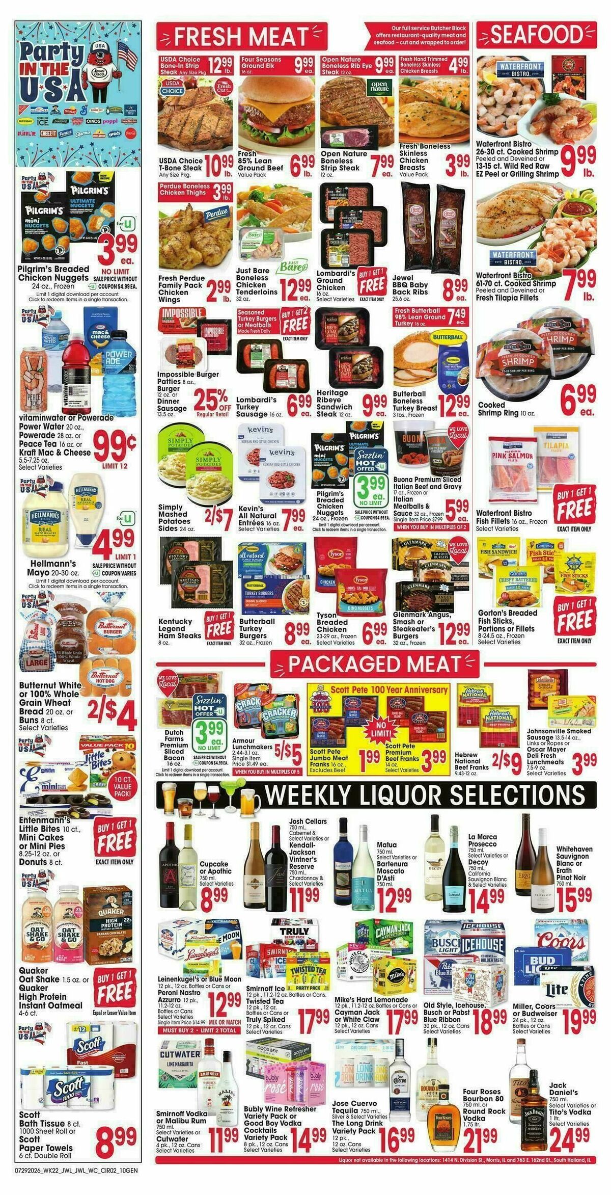 Jewel Osco Weekly Ad from July 29
