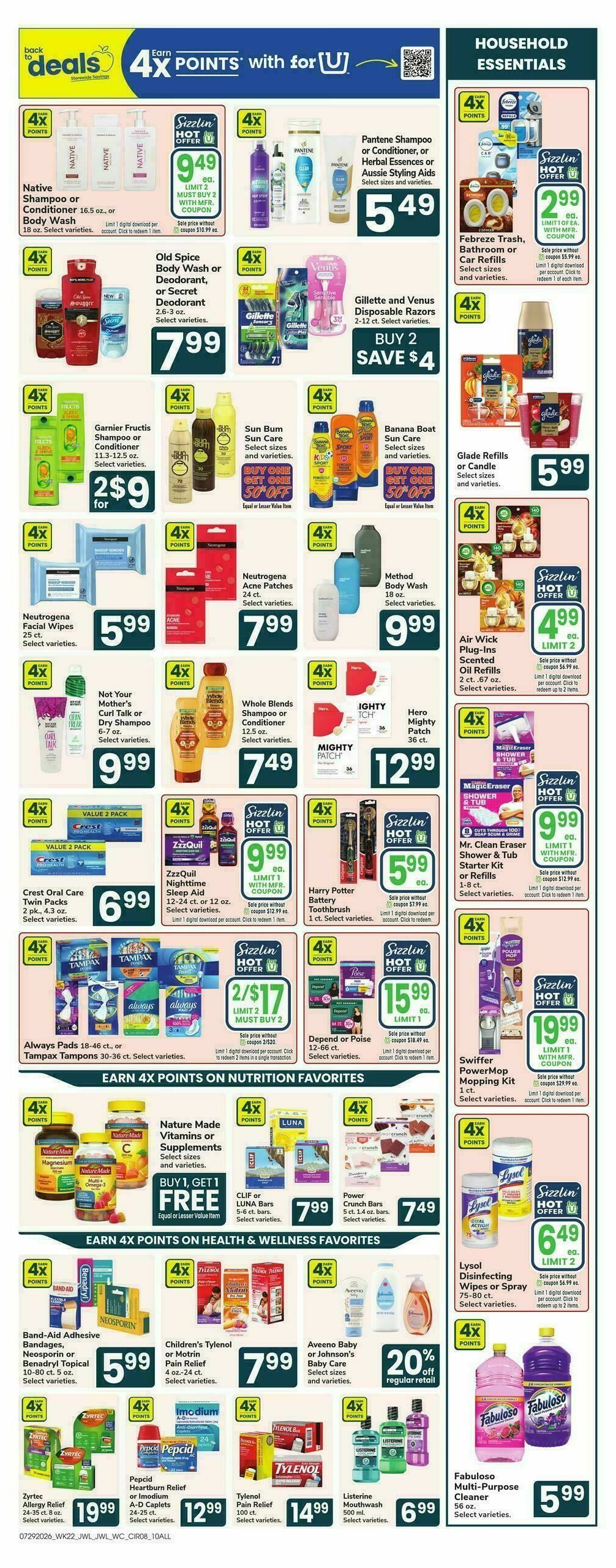 Jewel Osco Weekly Ad from July 29