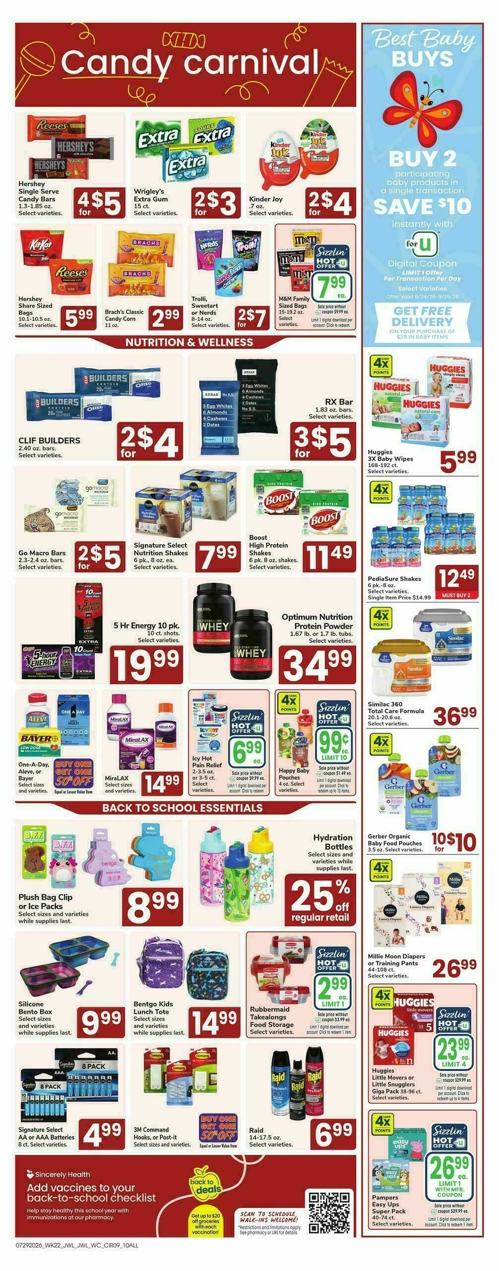Jewel Osco Weekly Ad from July 29