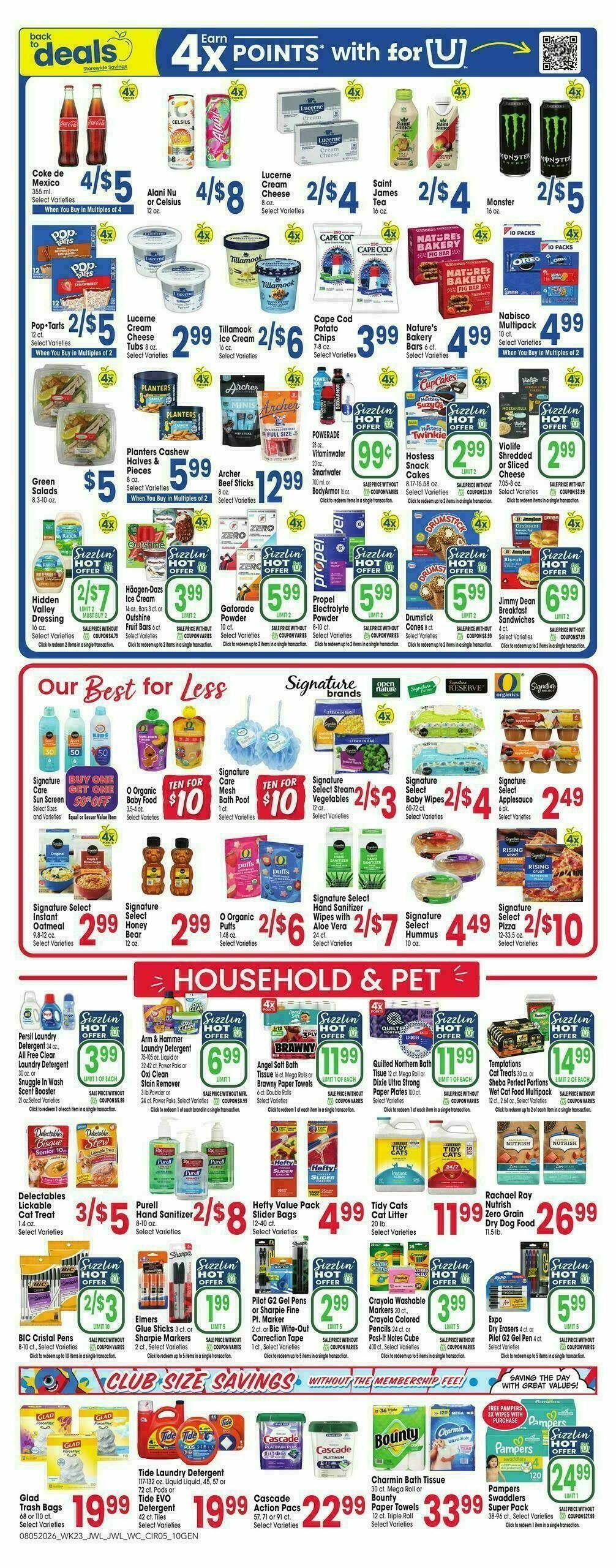 Jewel Osco Weekly Ad from August 5
