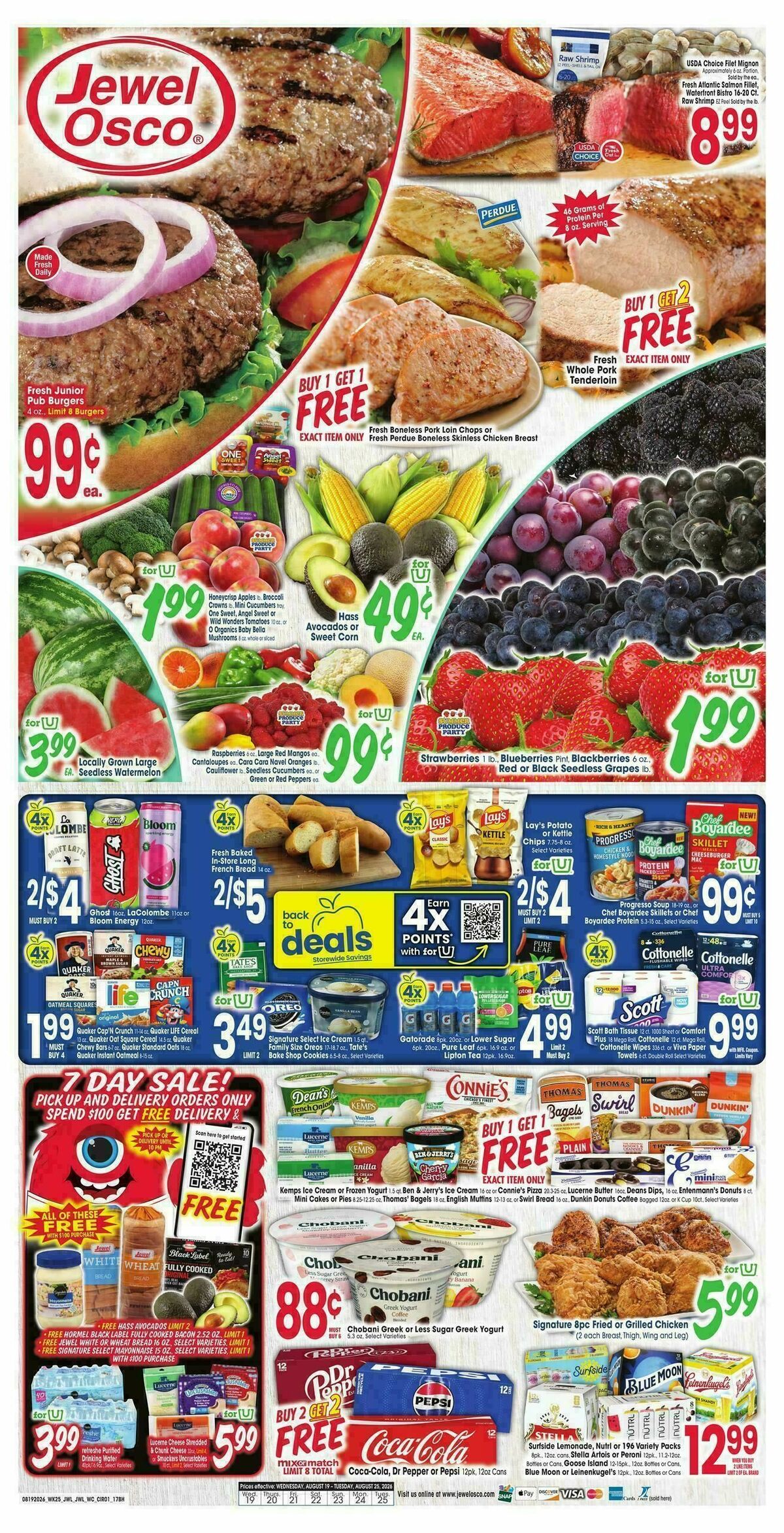 Jewel Osco Weekly Ad from August 19