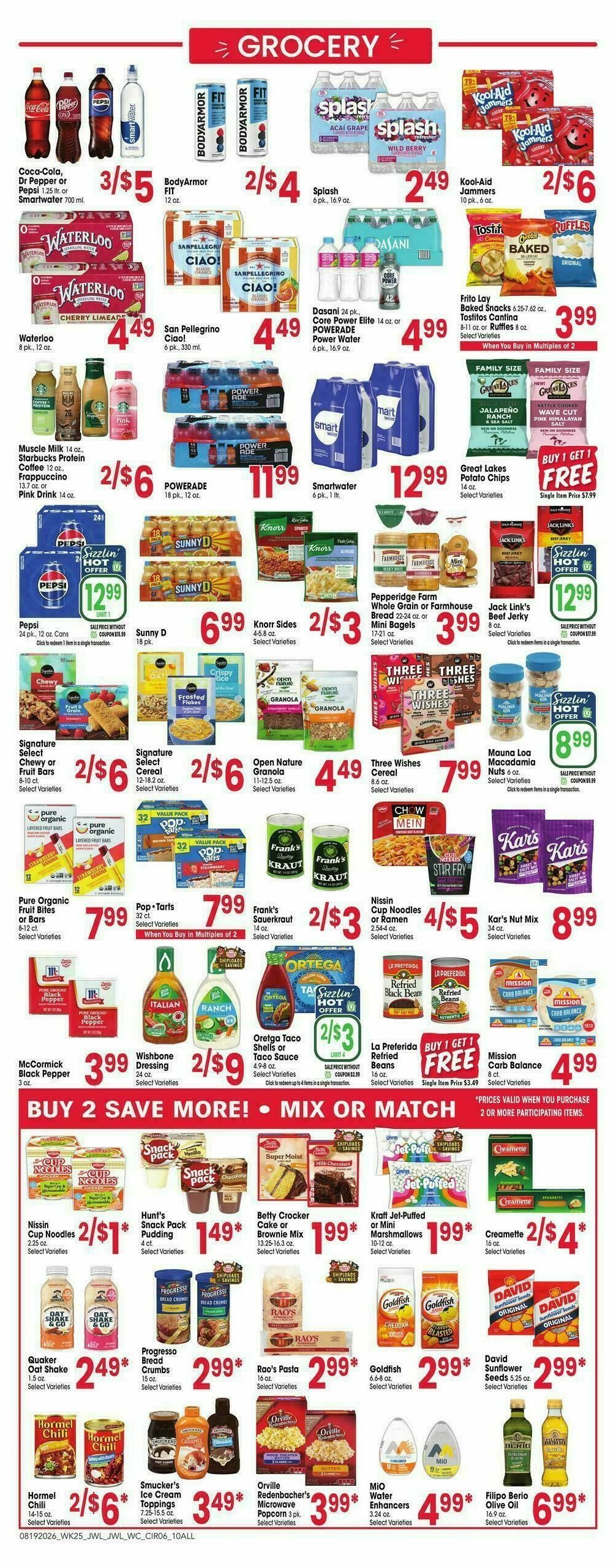 Jewel Osco Weekly Ad from August 19