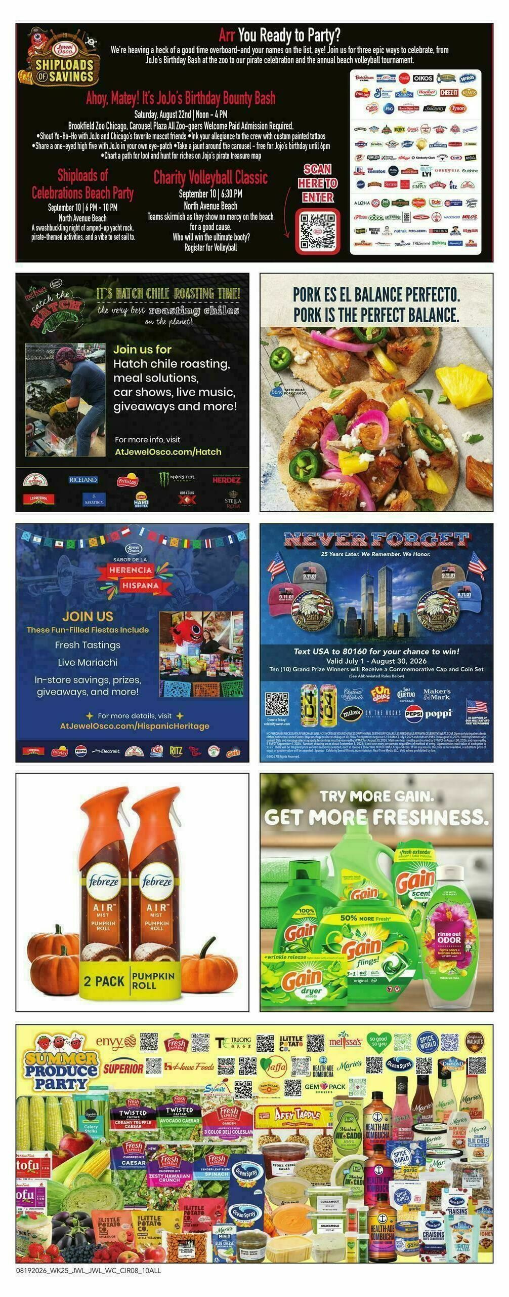 Jewel Osco Weekly Ad from August 19