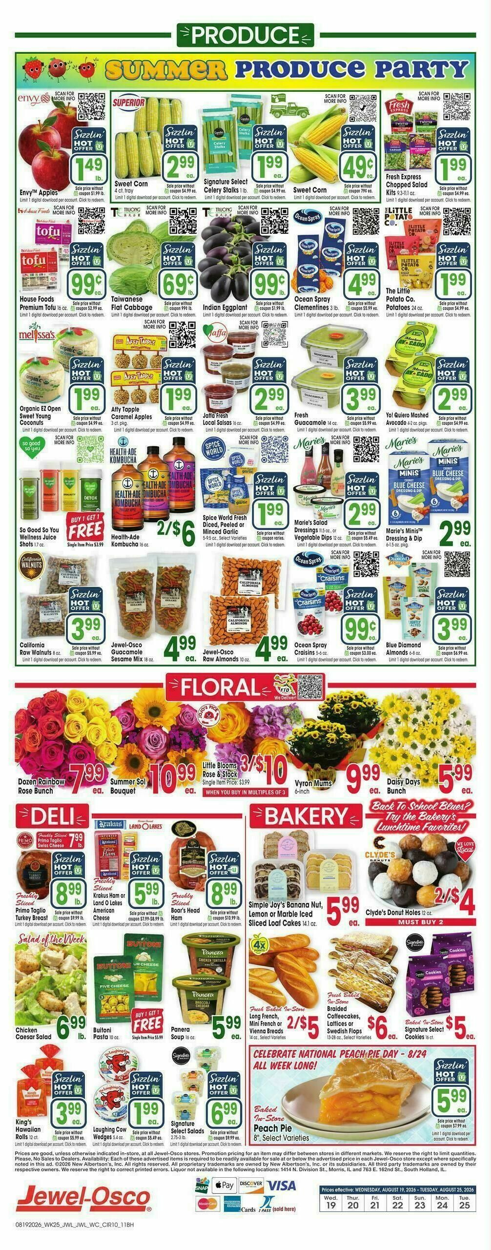 Jewel Osco Weekly Ad from August 19