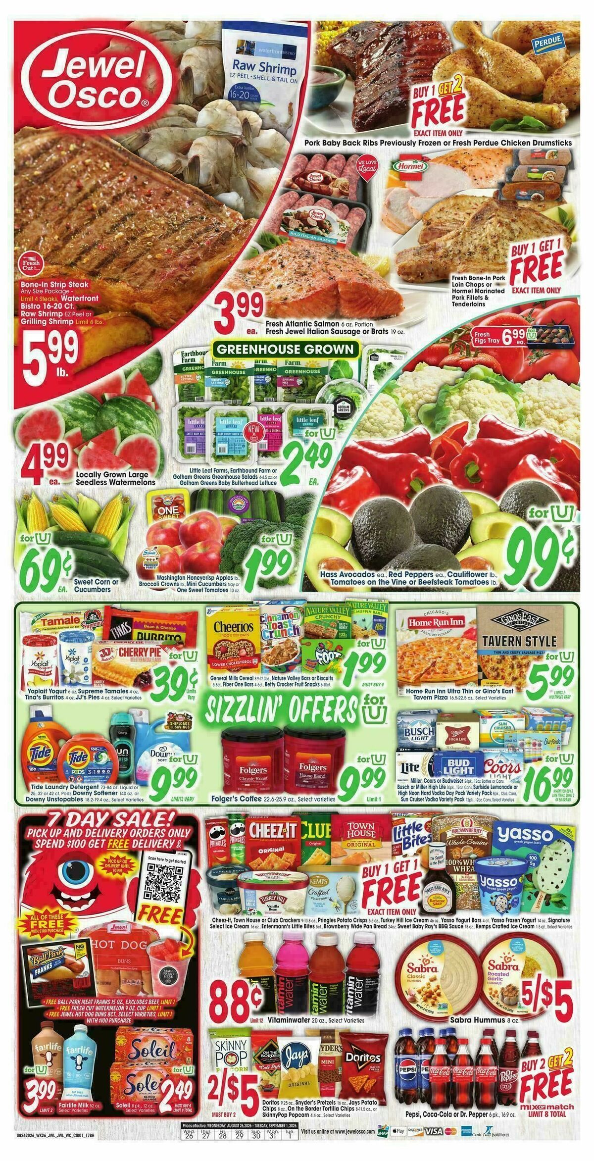 Jewel Osco Weekly Ad from August 26