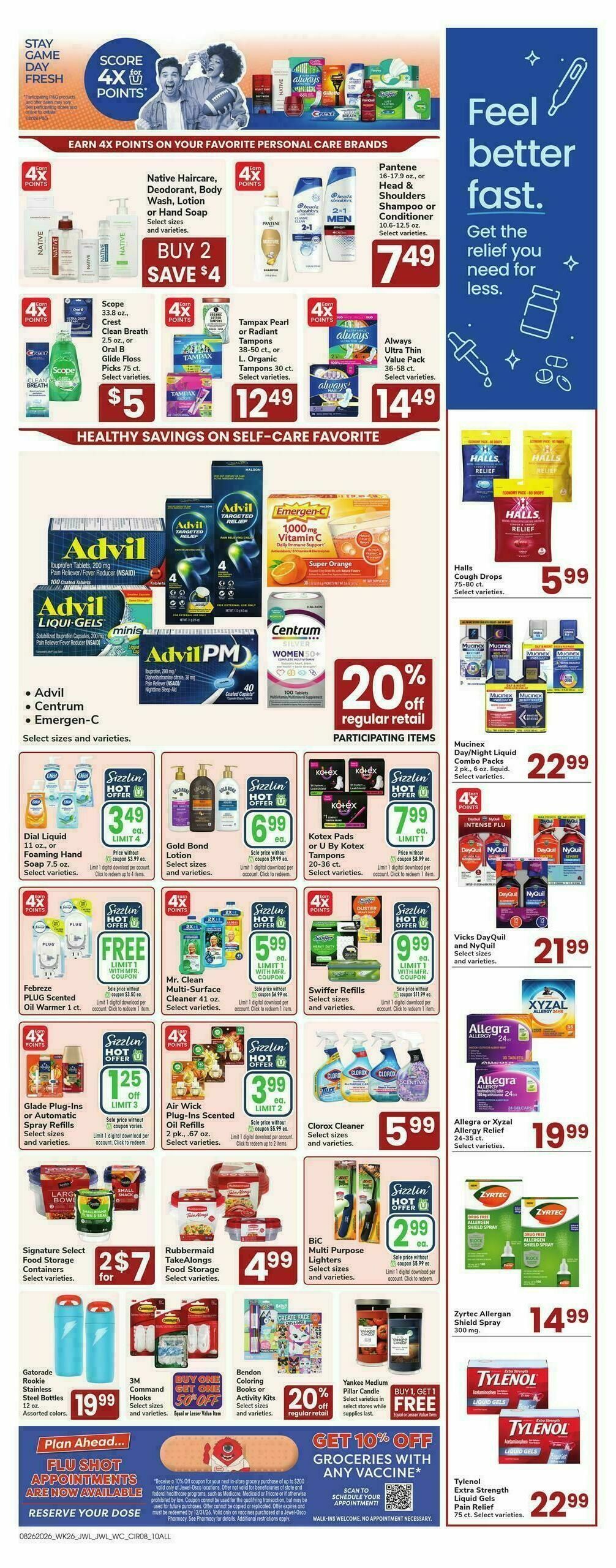 Jewel Osco Weekly Ad from August 26