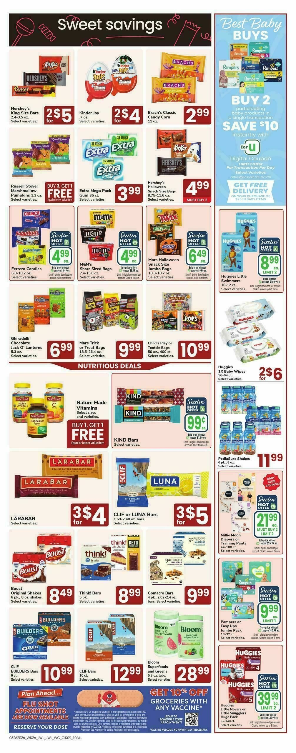 Jewel Osco Weekly Ad from August 26