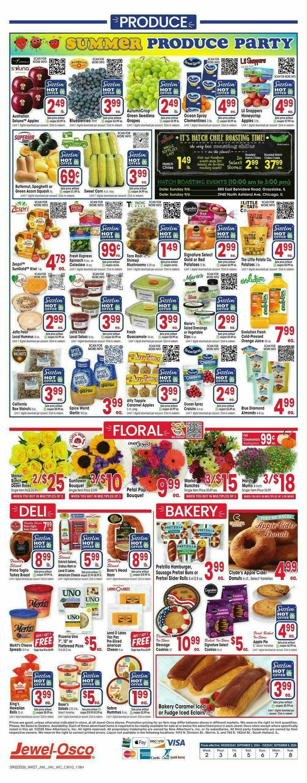 Jewel Osco Weekly Ad from September 2