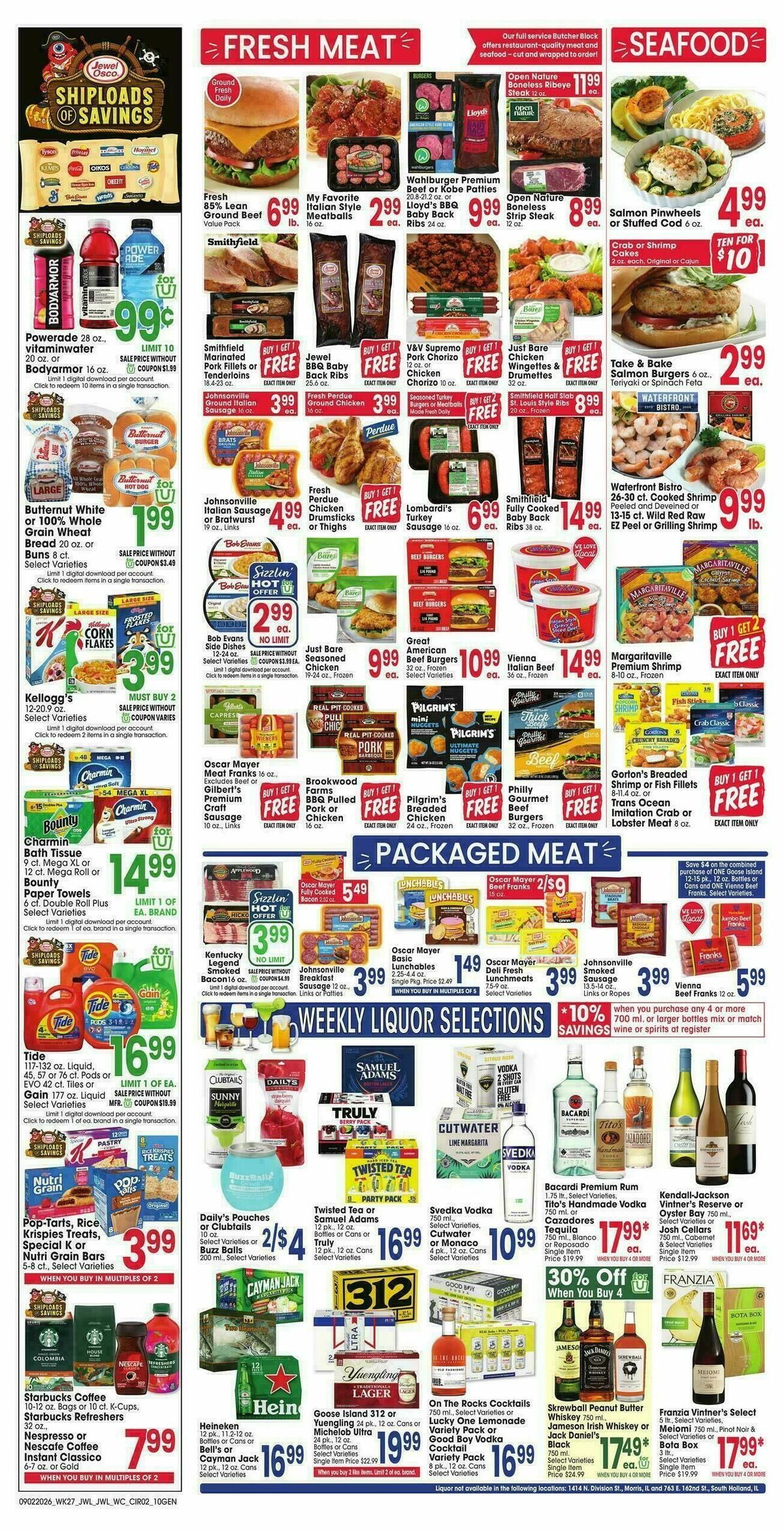 Jewel Osco Weekly Ad from September 2