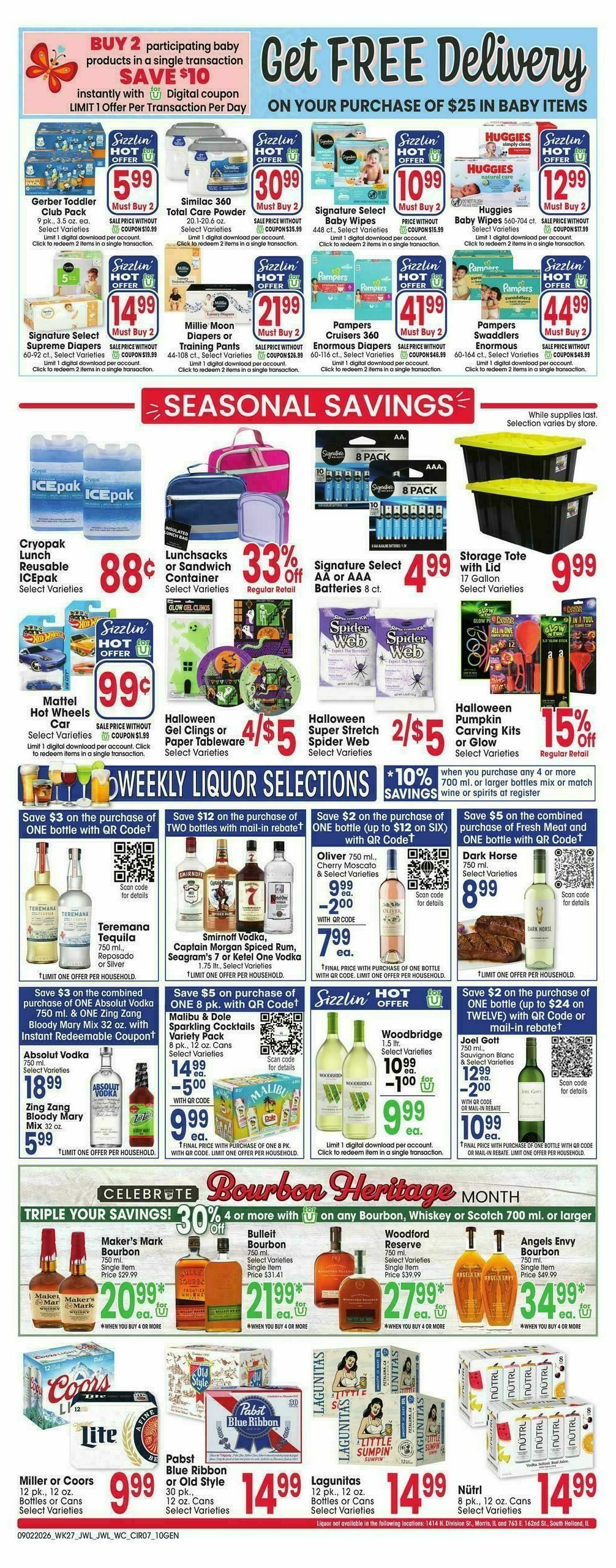 Jewel Osco Weekly Ad from September 2