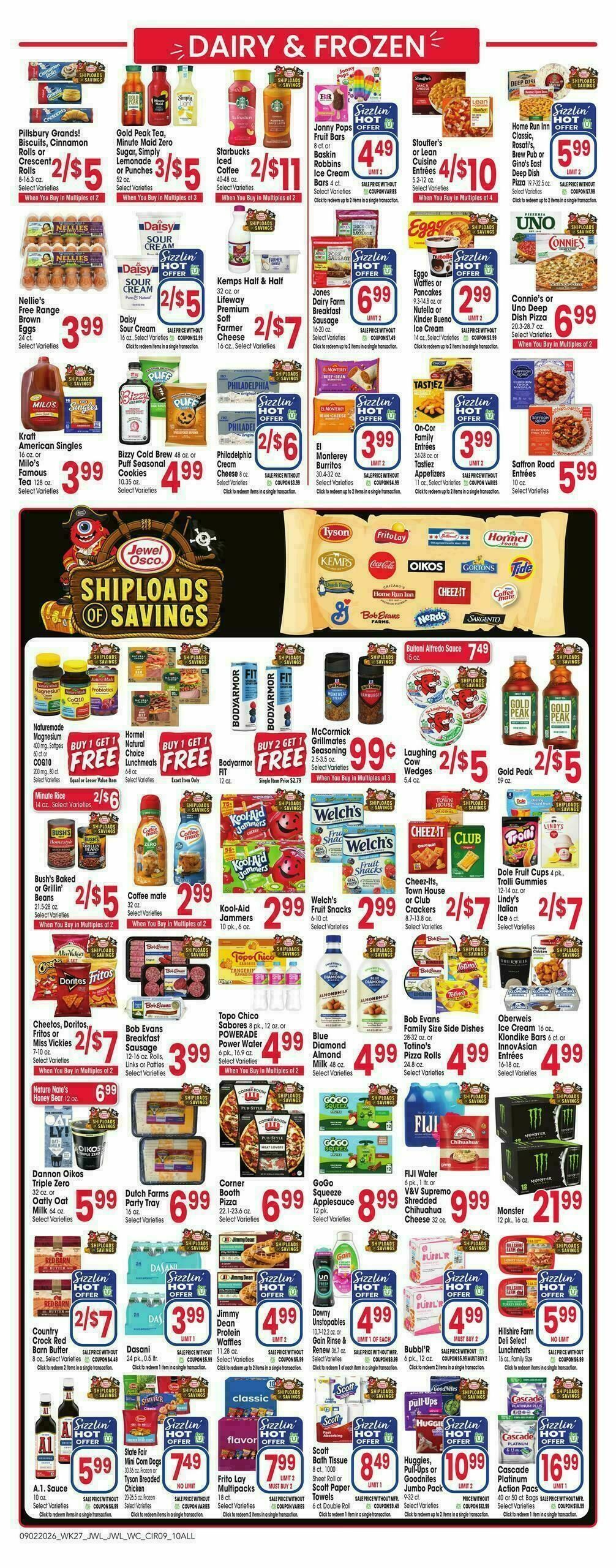Jewel Osco Weekly Ad from September 2
