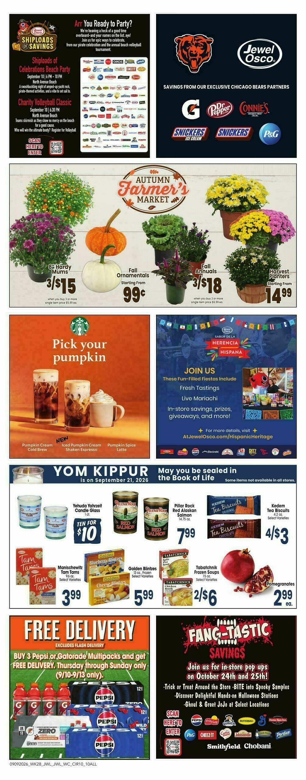 Jewel Osco Weekly Ad from September 9