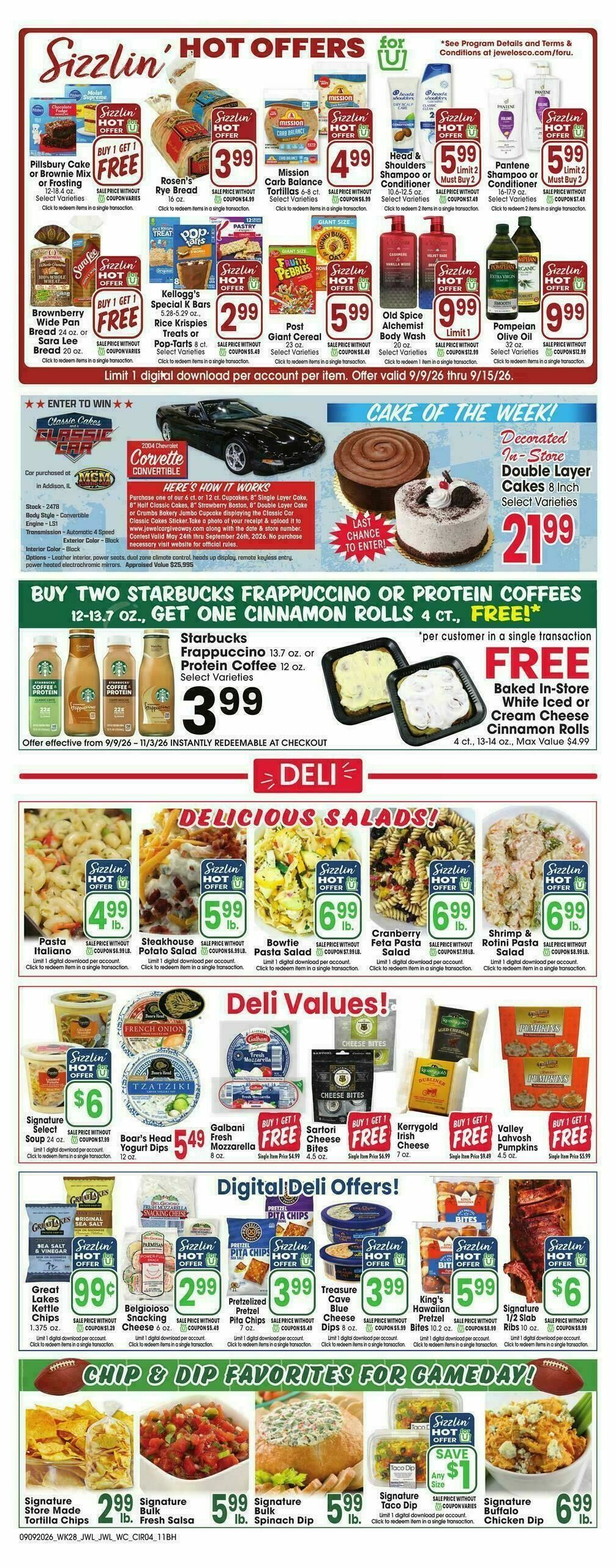 Jewel Osco Weekly Ad from September 9