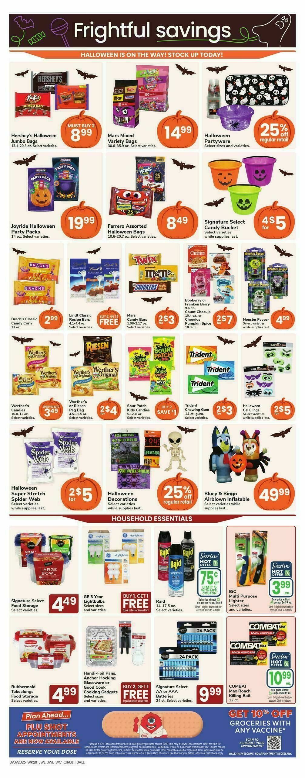 Jewel Osco Weekly Ad from September 9