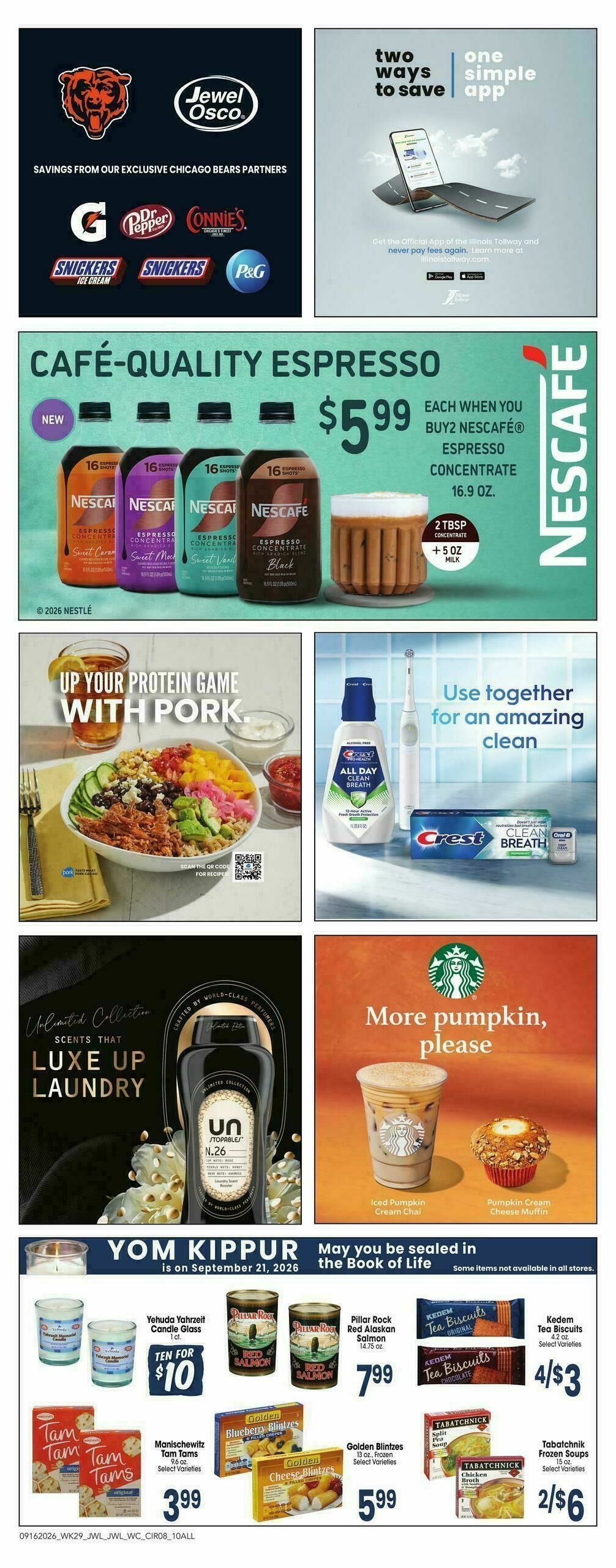 Jewel Osco Weekly Ad from September 16
