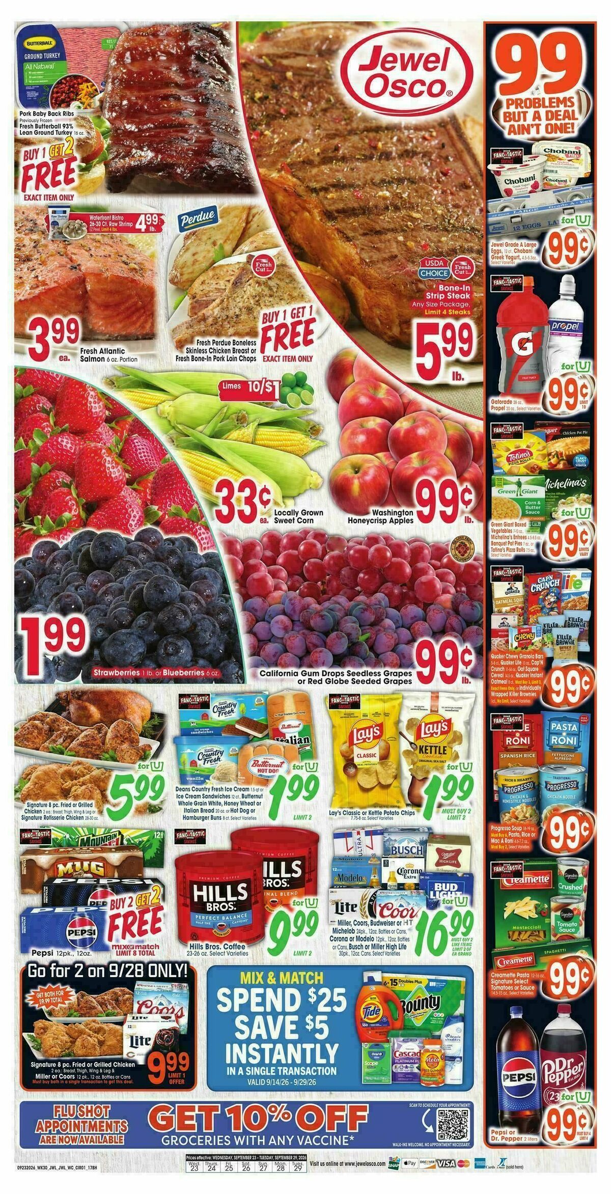 Jewel Osco Weekly Ad from September 23