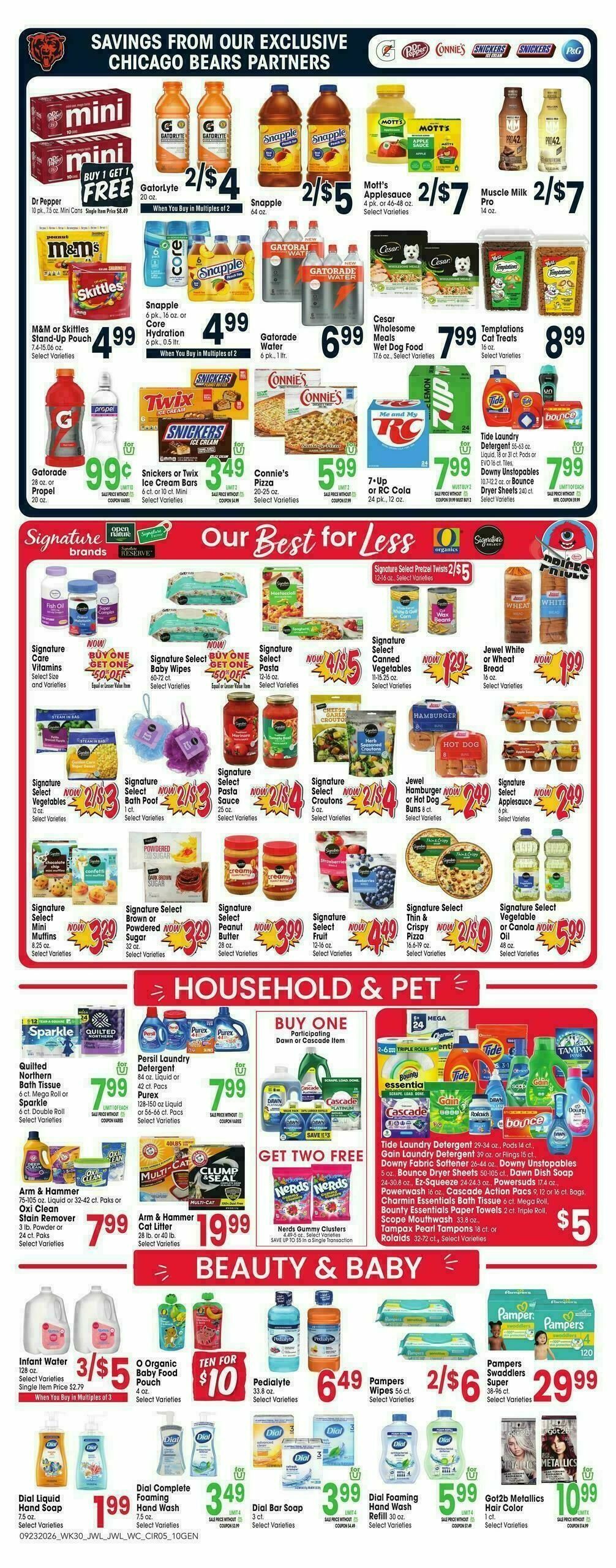 Jewel Osco Weekly Ad from September 23