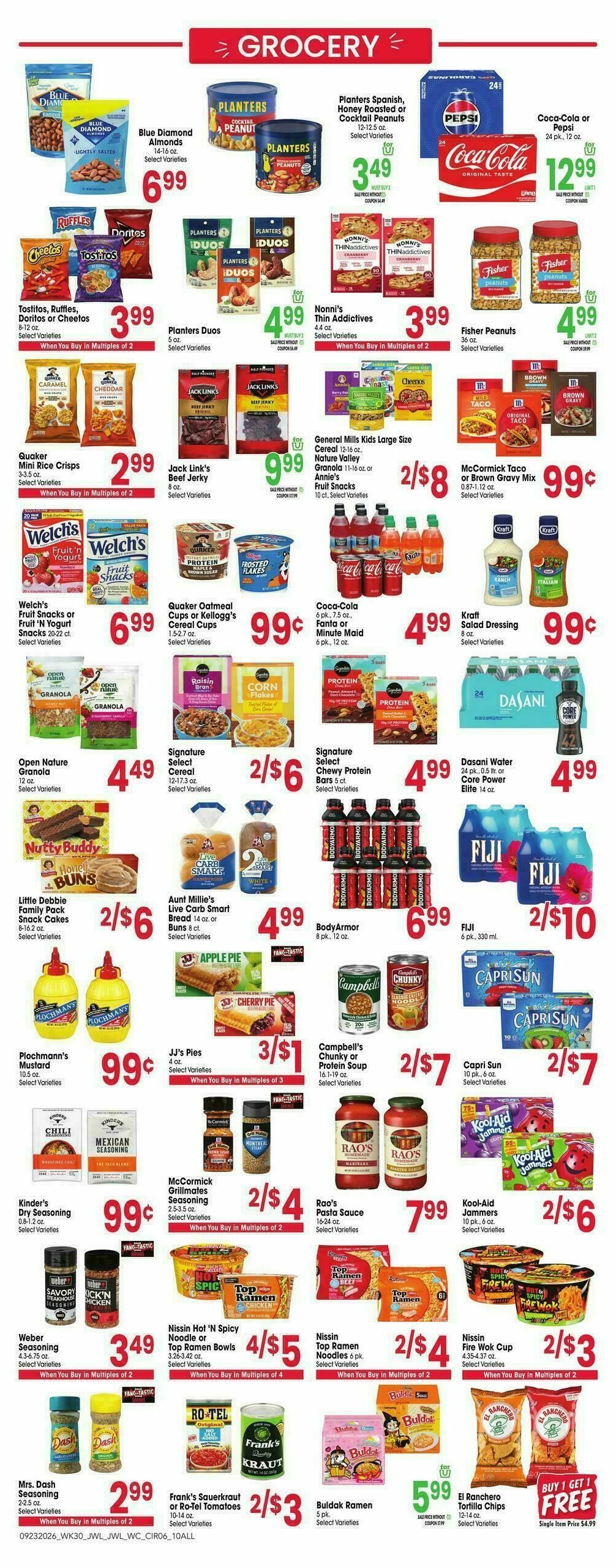 Jewel Osco Weekly Ad from September 23