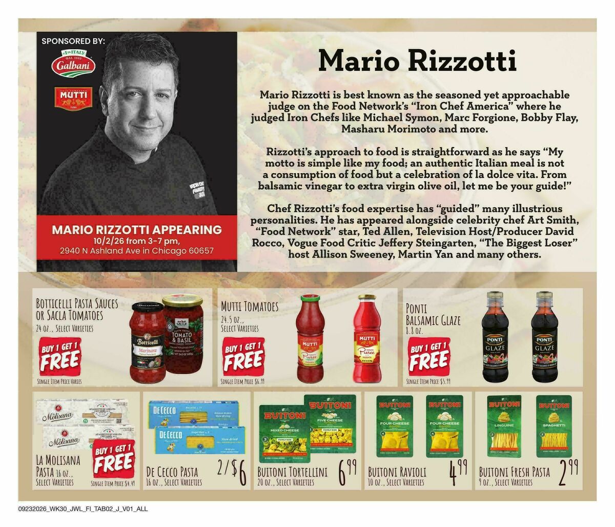 Jewel Osco Specialty Publication Weekly Ad from September 23