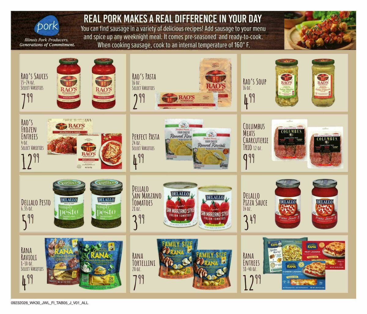 Jewel Osco Specialty Publication Weekly Ad from September 23