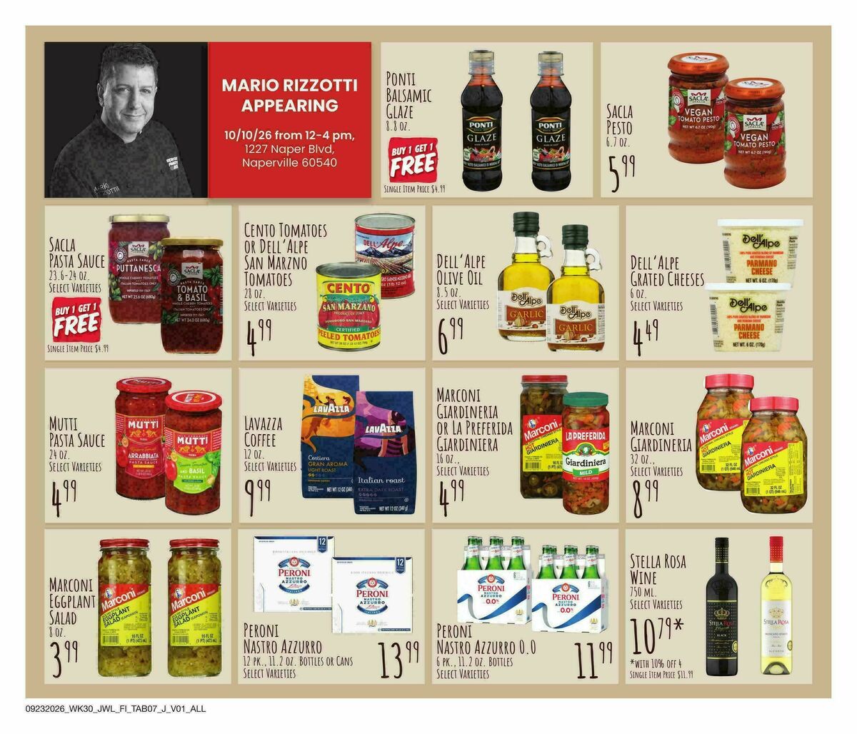 Jewel Osco Specialty Publication Weekly Ad from September 23