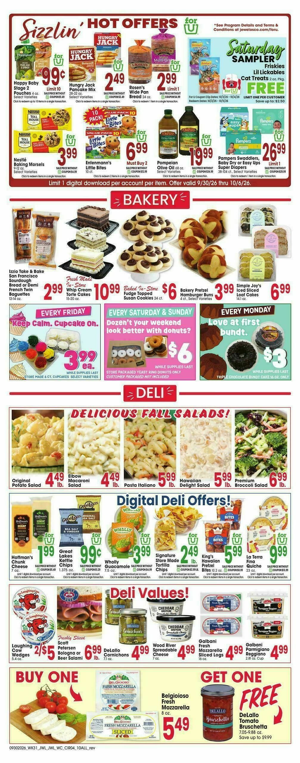 Jewel Osco Weekly Ad from September 30