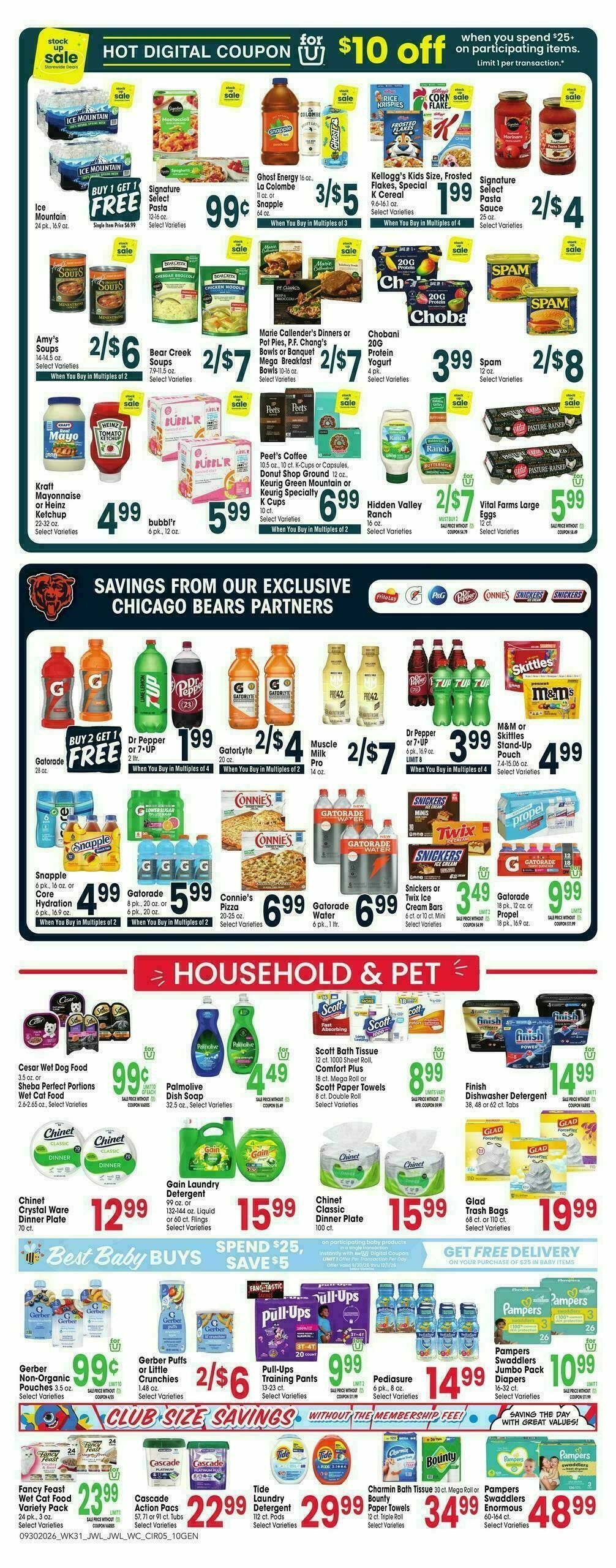 Jewel Osco Weekly Ad from September 30