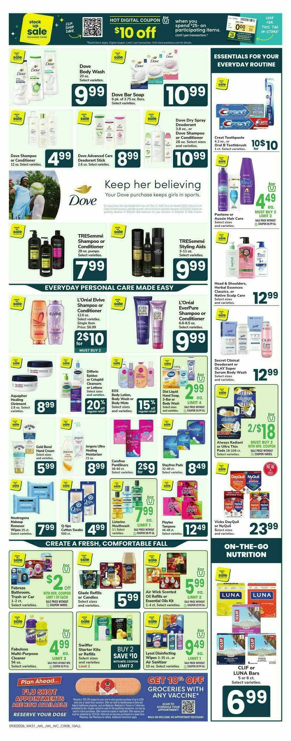 Jewel Osco Weekly Ad from September 30