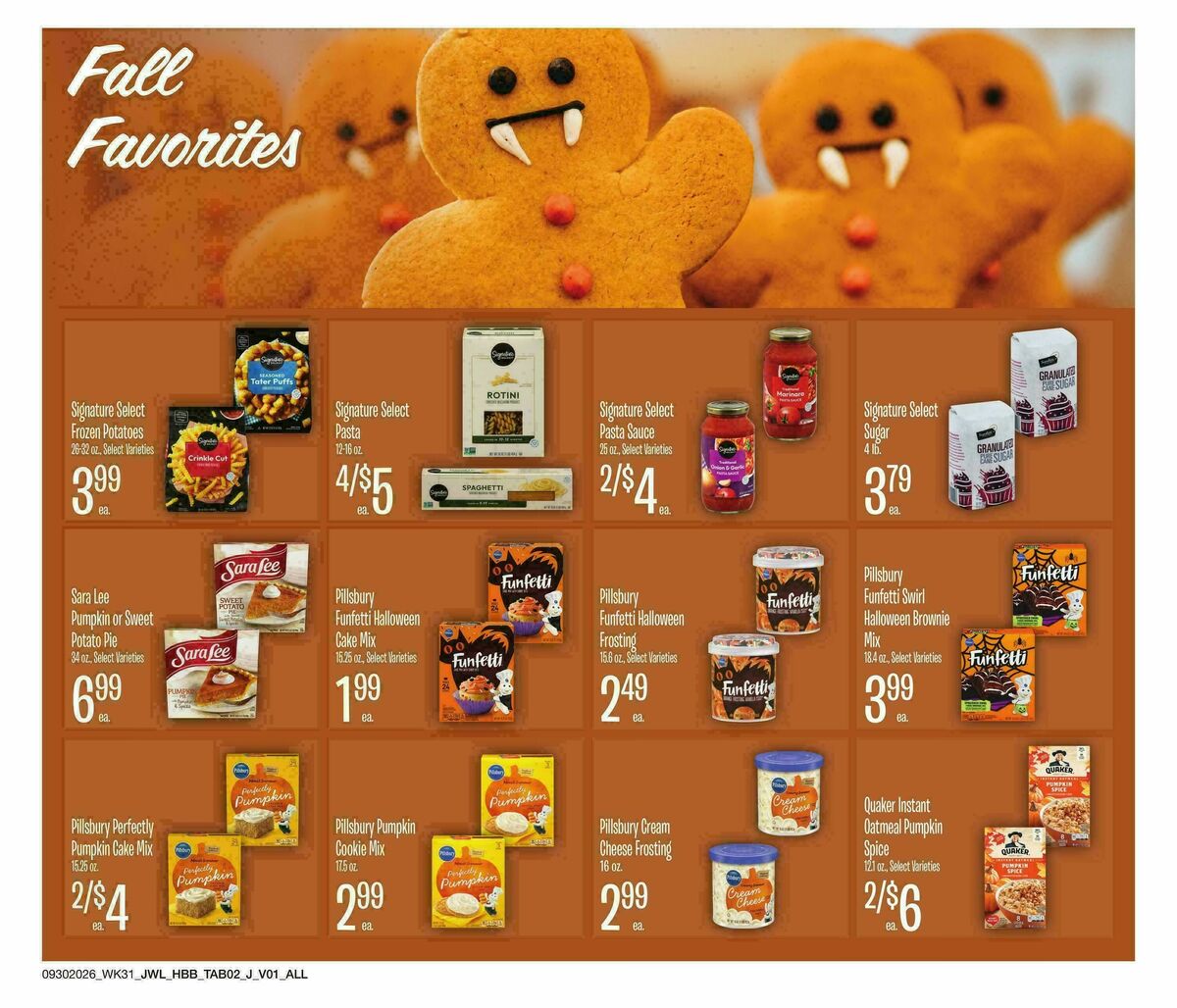 Jewel Osco Specialty Publication Weekly Ad from September 30