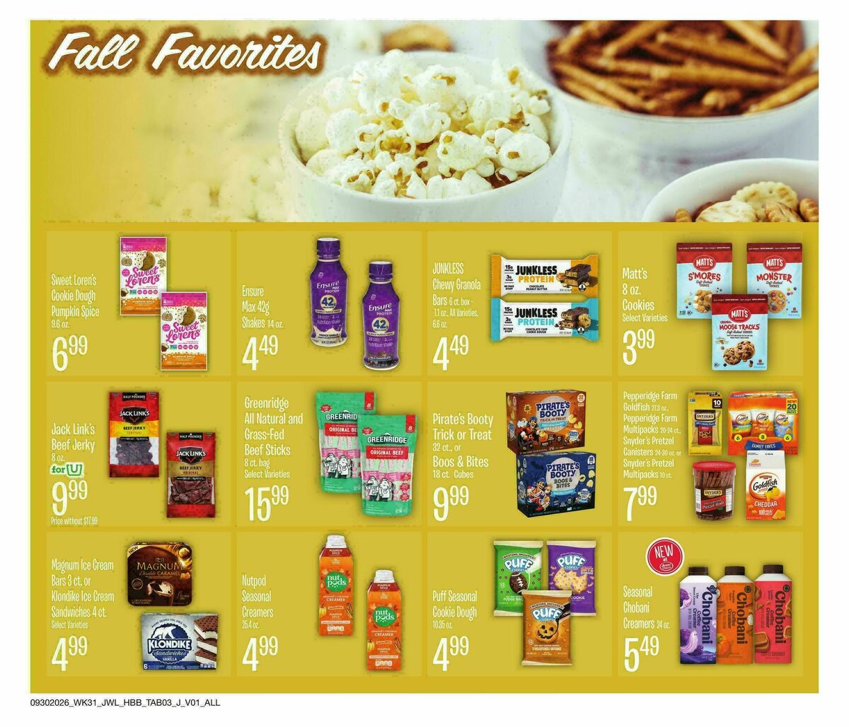 Jewel Osco Specialty Publication Weekly Ad from September 30