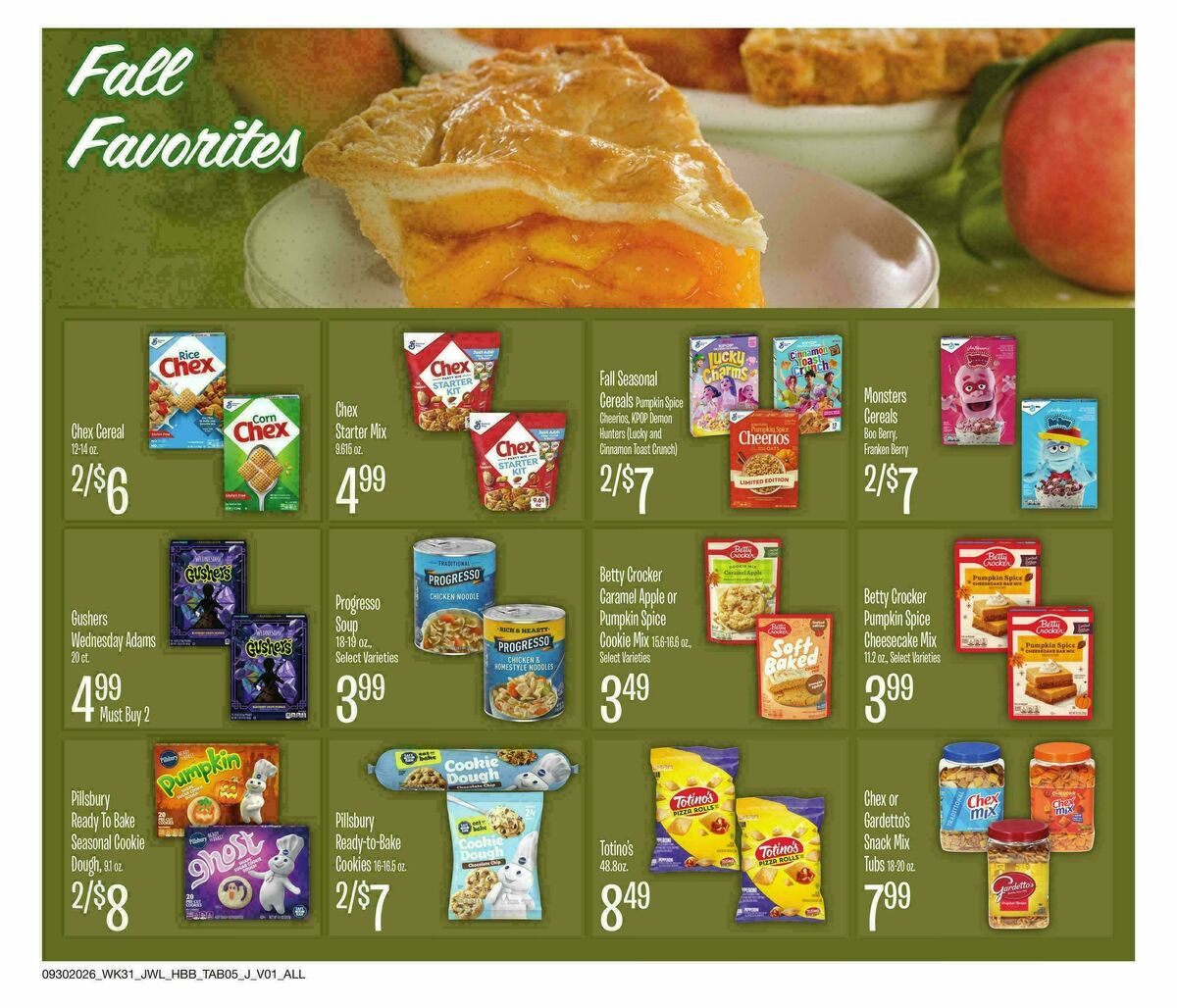 Jewel Osco Specialty Publication Weekly Ad from September 30