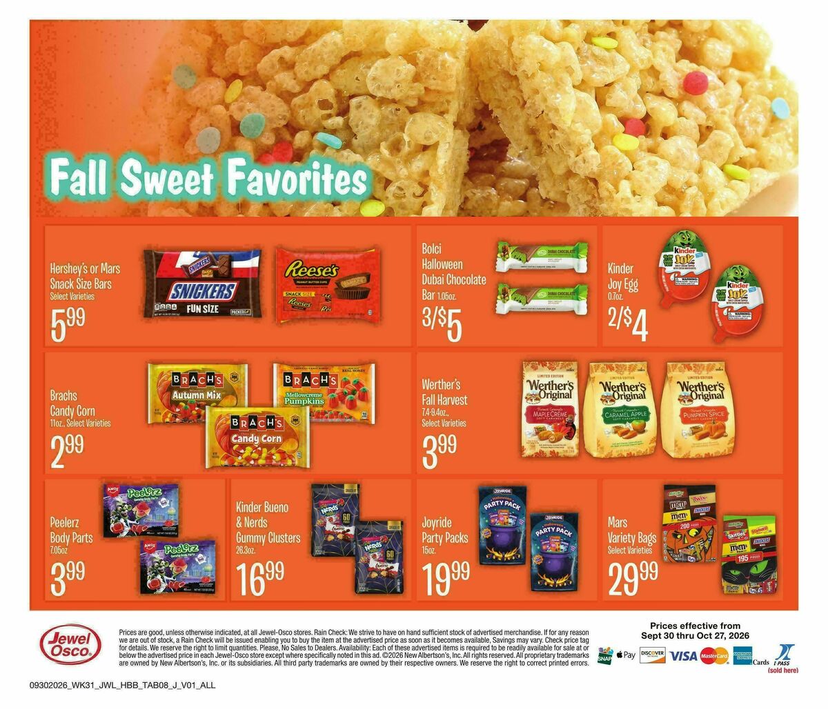 Jewel Osco Specialty Publication Weekly Ad from September 30