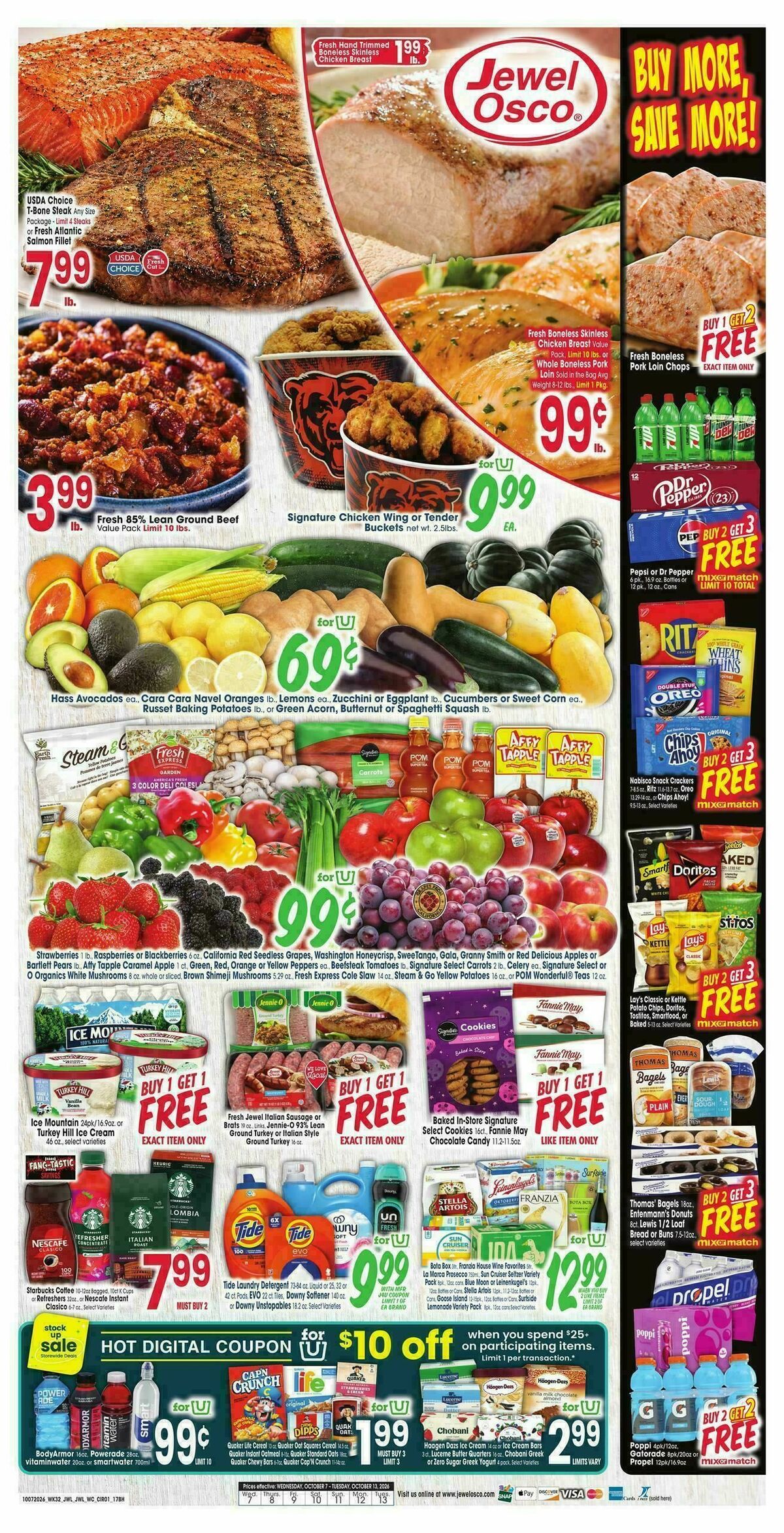 Jewel Osco Weekly Ad from October 7
