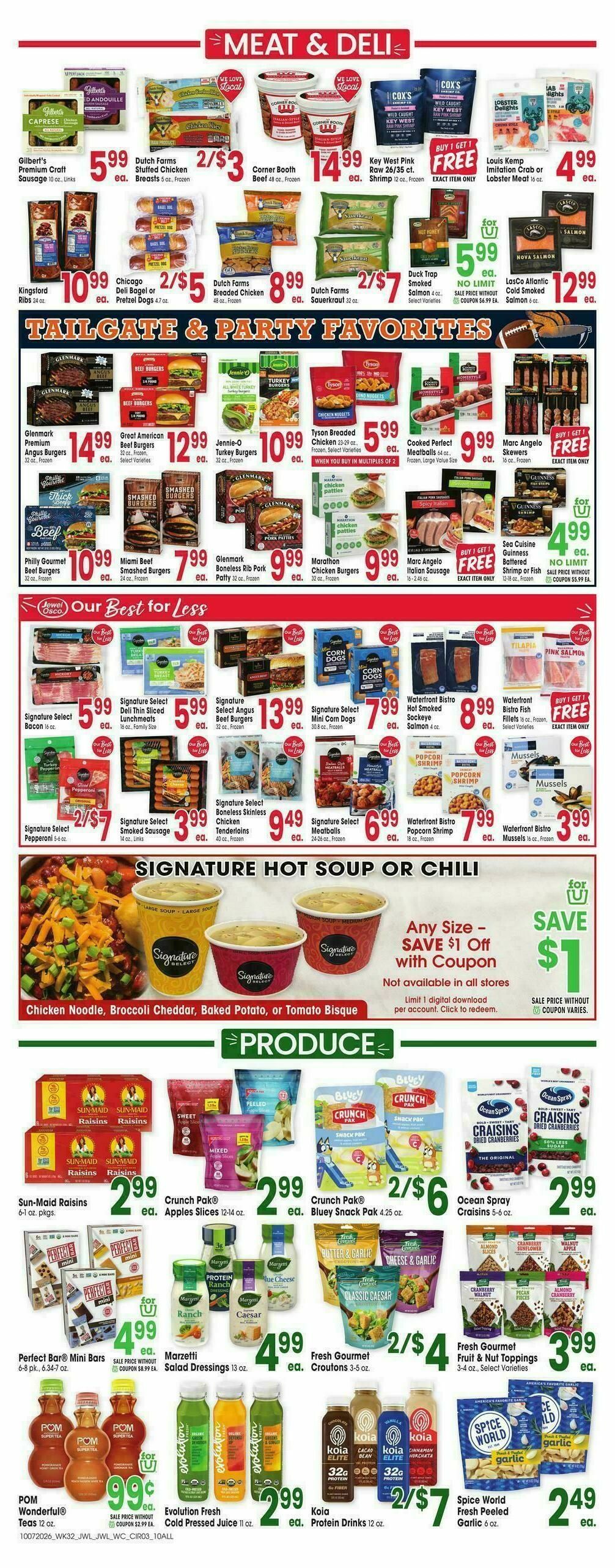 Jewel Osco Weekly Ad from October 7