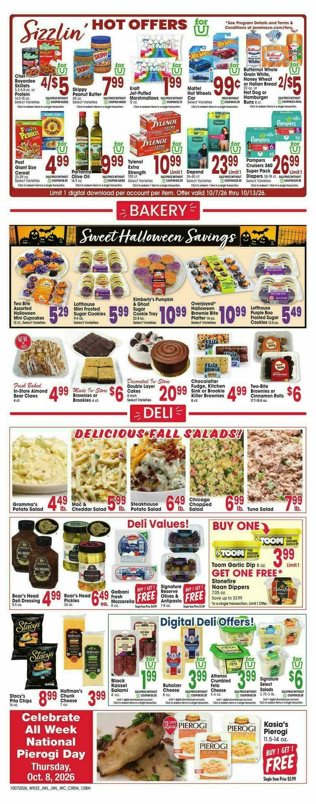 Jewel Osco Weekly Ad from October 7
