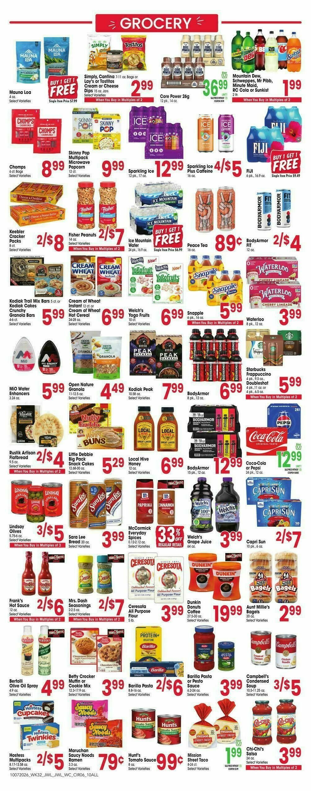 Jewel Osco Weekly Ad from October 7