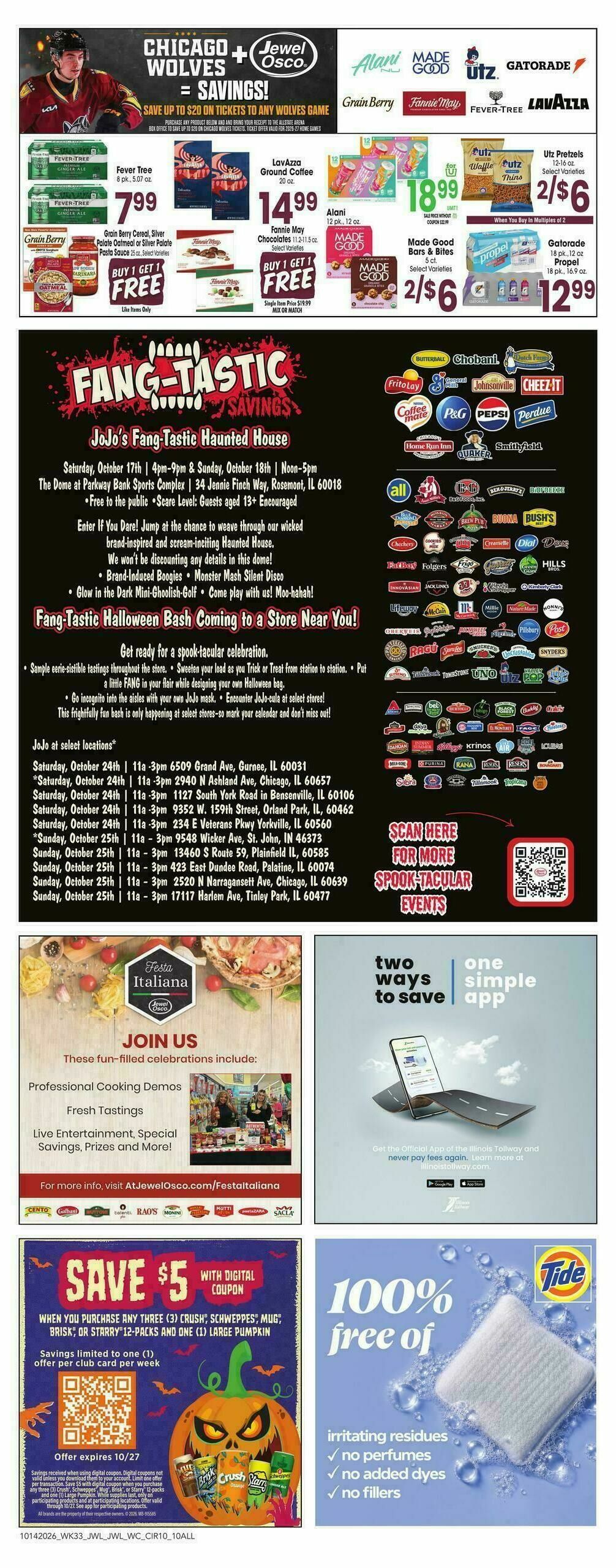 Jewel Osco Weekly Ad from October 14