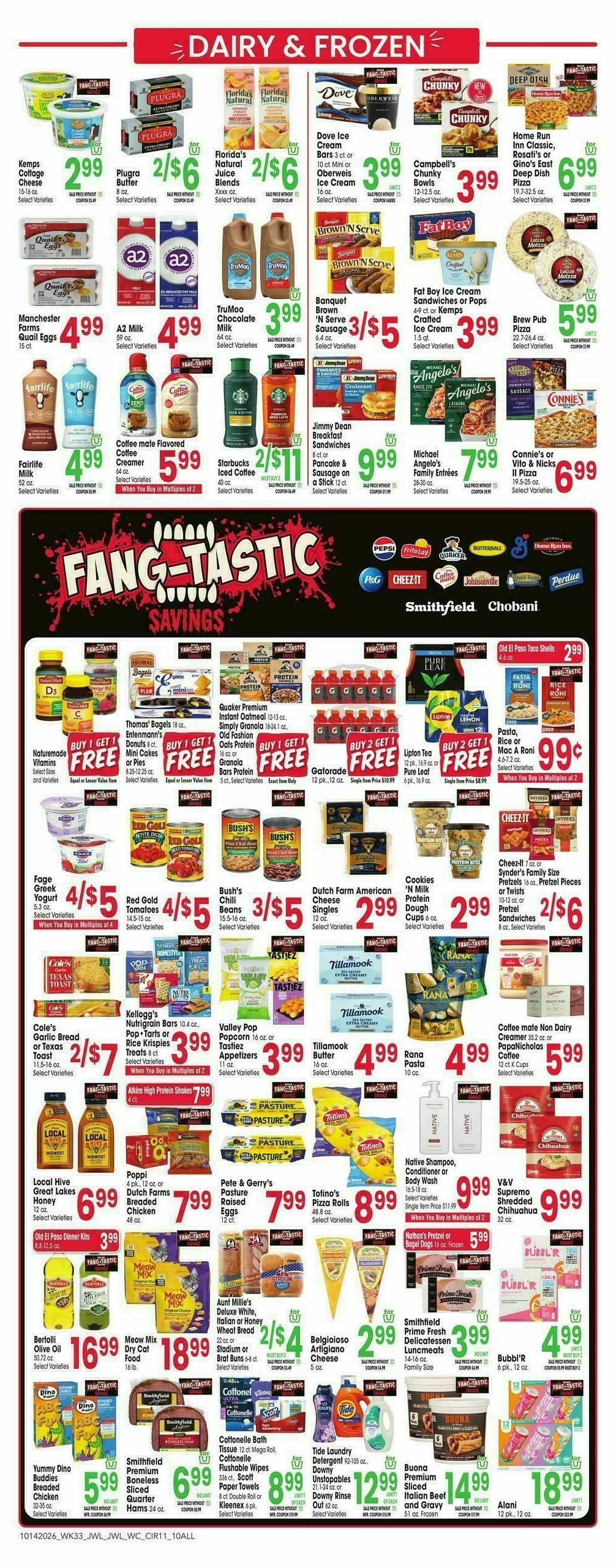 Jewel Osco Weekly Ad from October 14