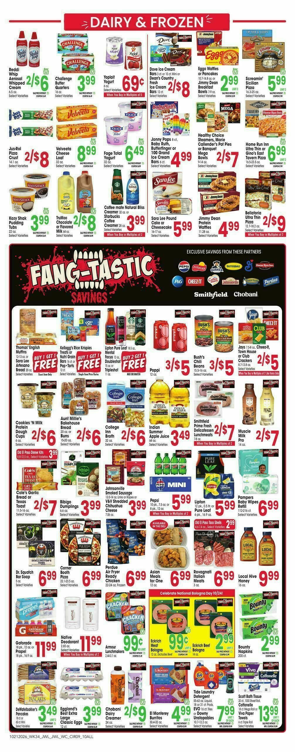 Jewel Osco Weekly Ad from October 21