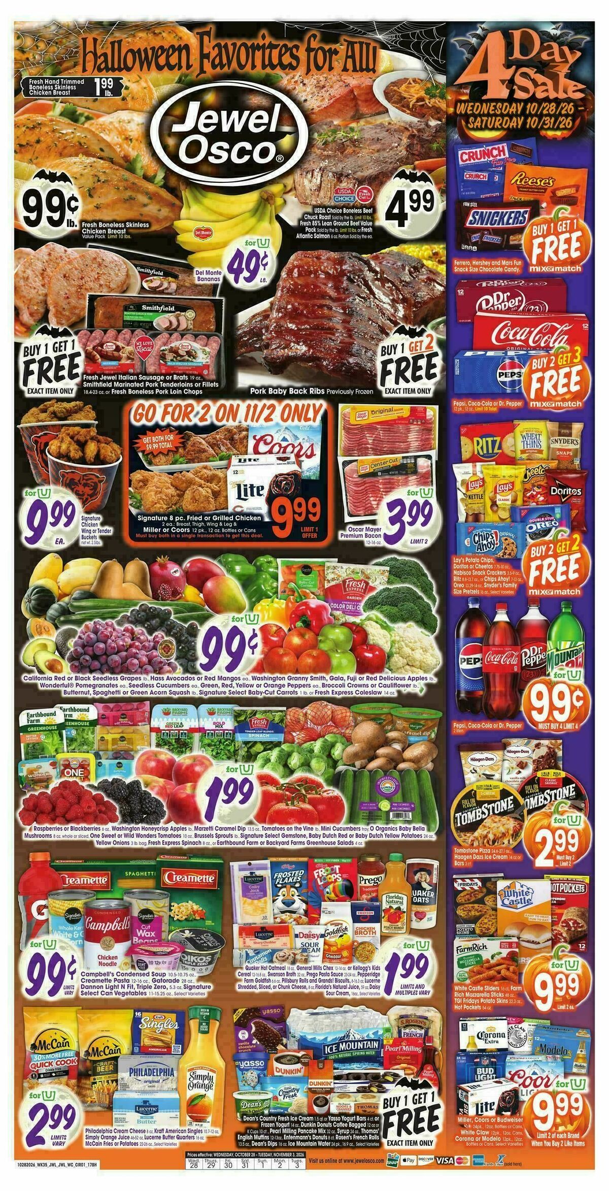 Jewel Osco Weekly Ad from October 28