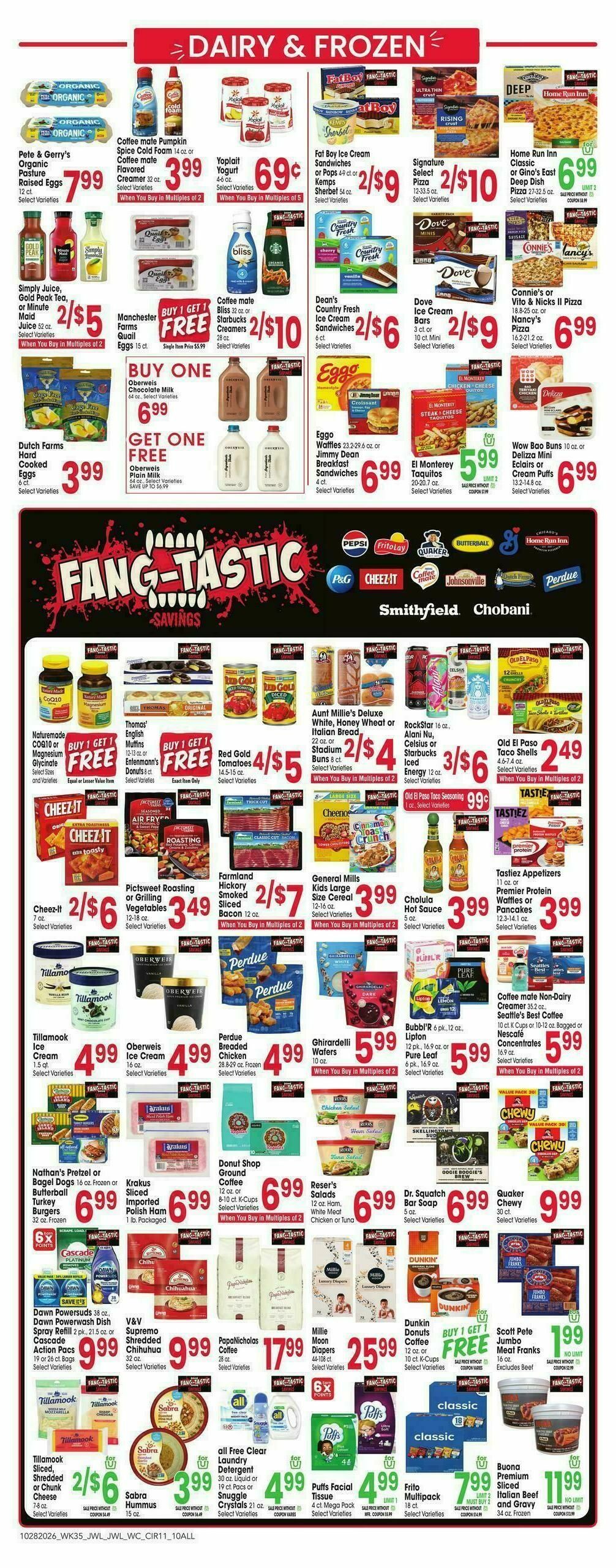 Jewel Osco Weekly Ad from October 28