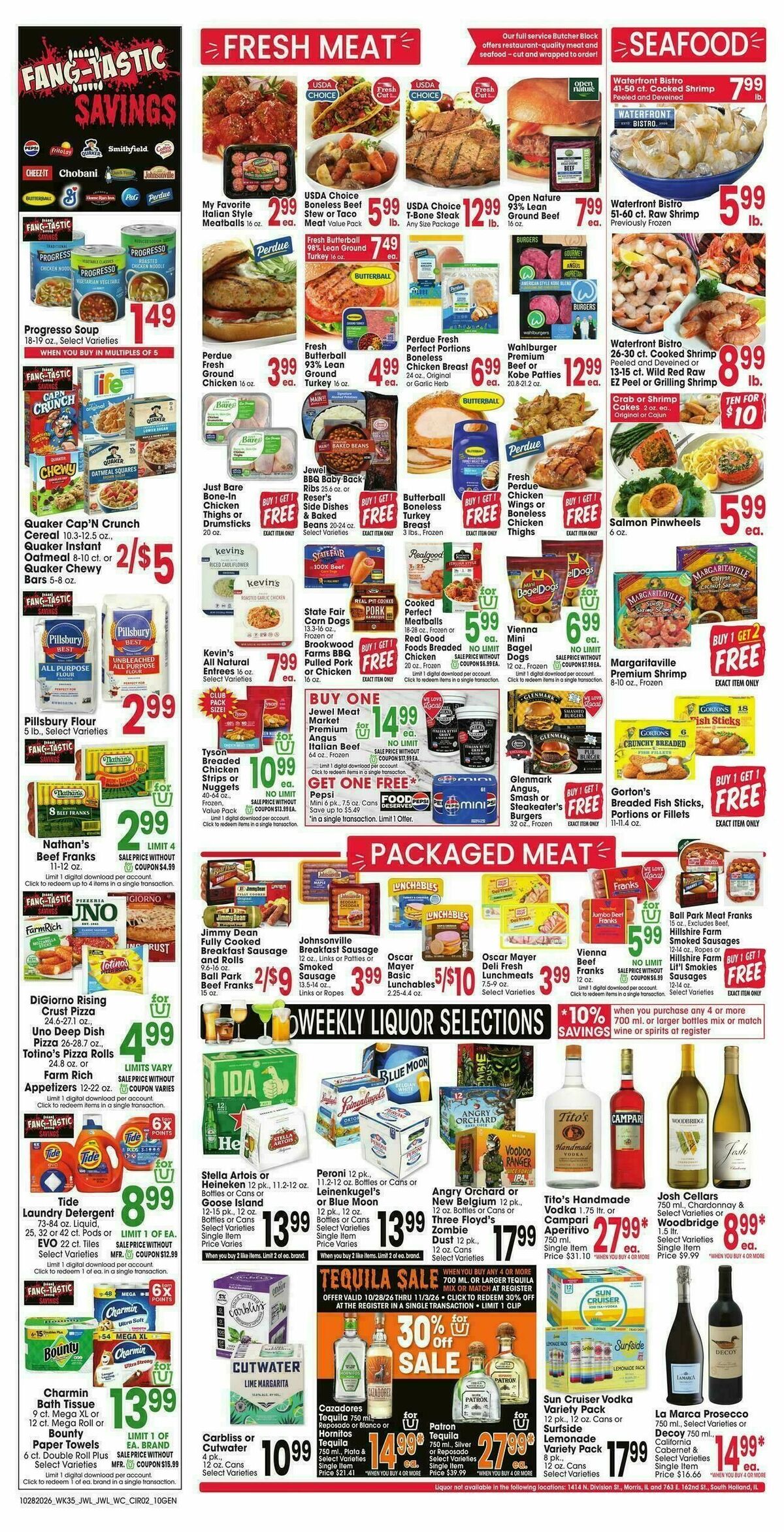 Jewel Osco Weekly Ad from October 28