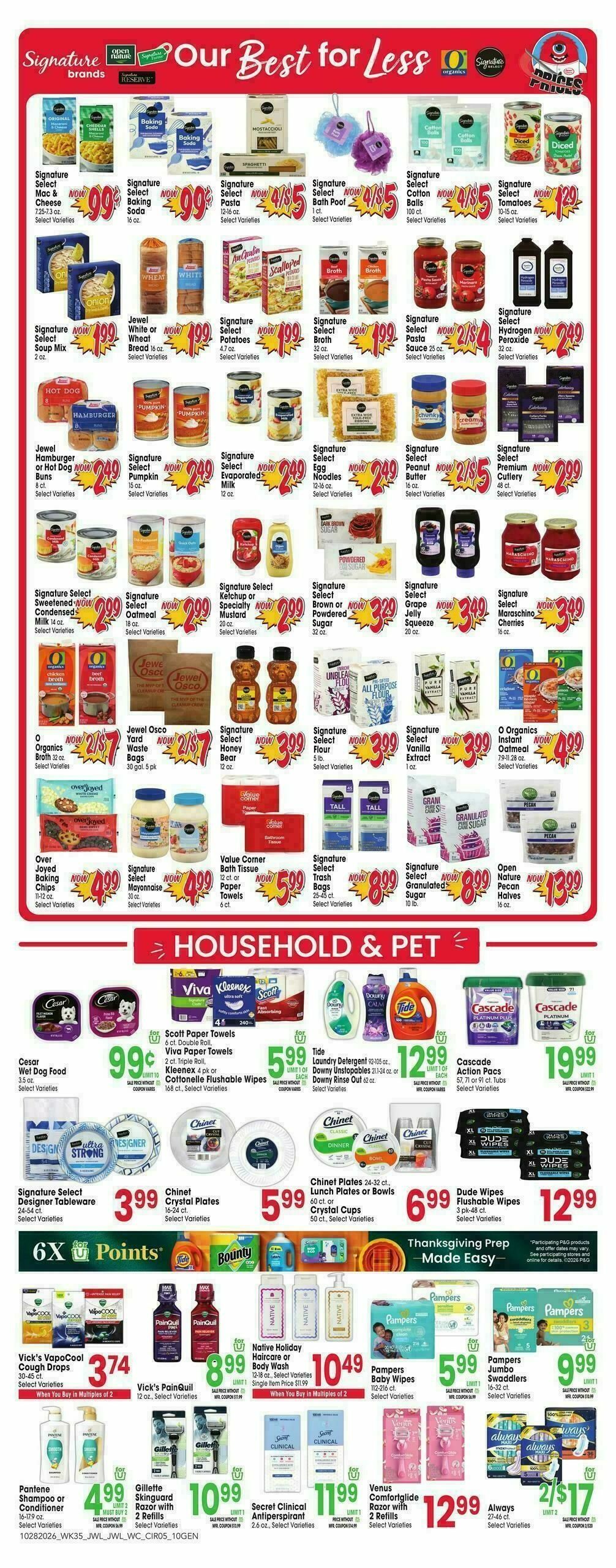 Jewel Osco Weekly Ad from October 28