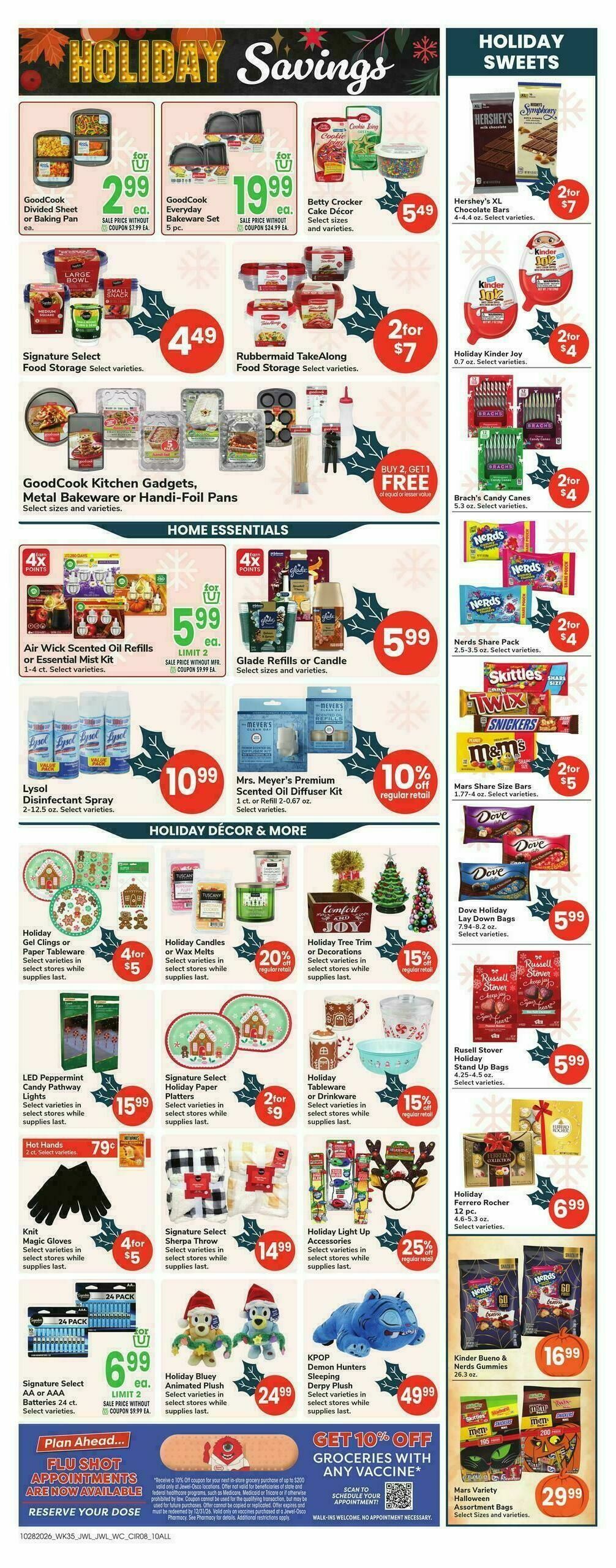 Jewel Osco Weekly Ad from October 28