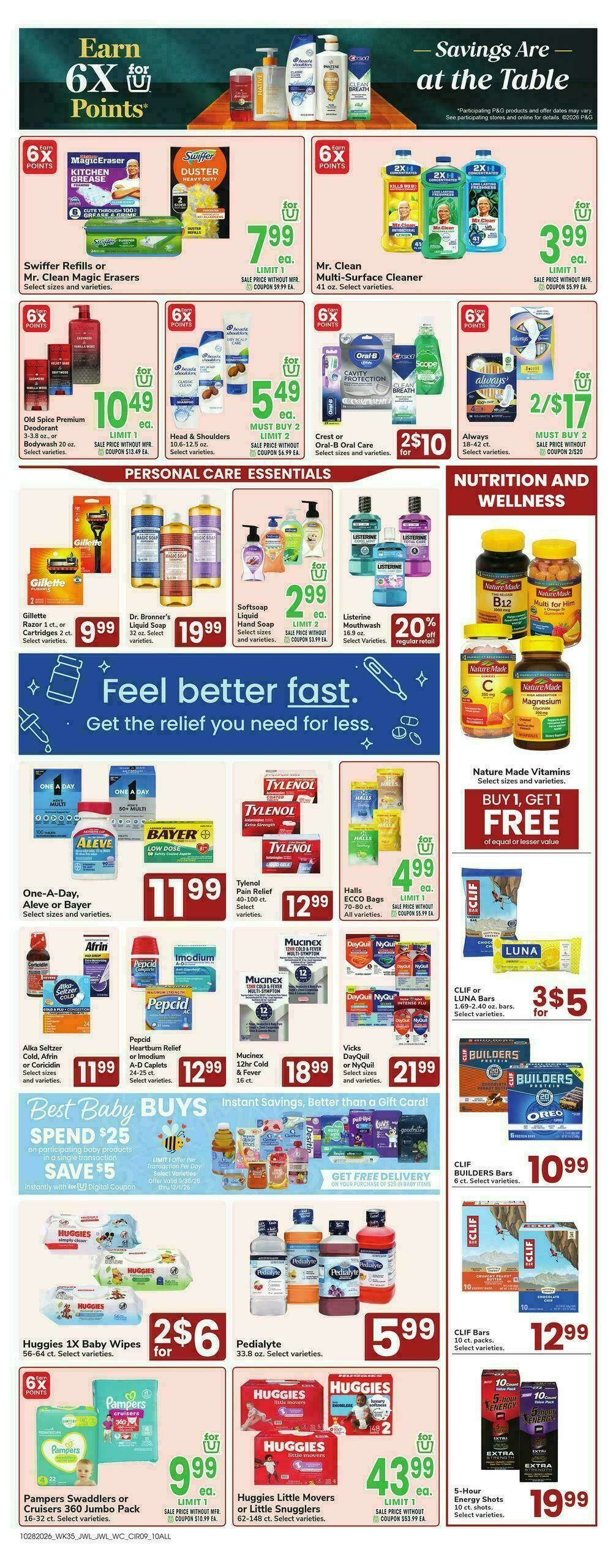 Jewel Osco Weekly Ad from October 28