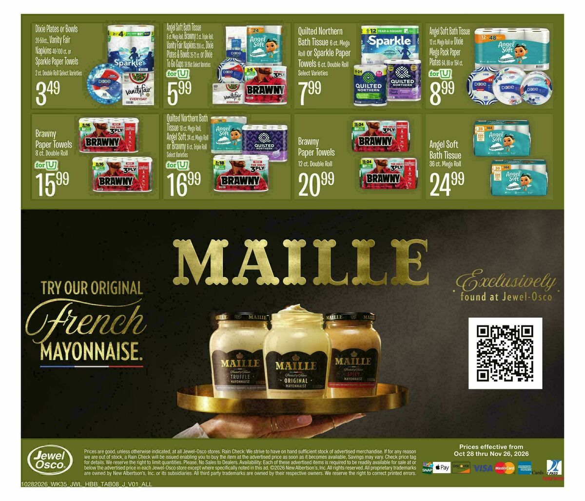 Jewel Osco Specialty Publication Weekly Ad from October 28