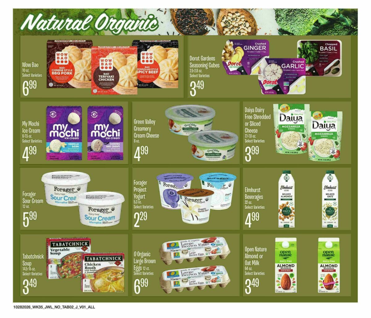 Jewel Osco Organics Guide Weekly Ad from October 28