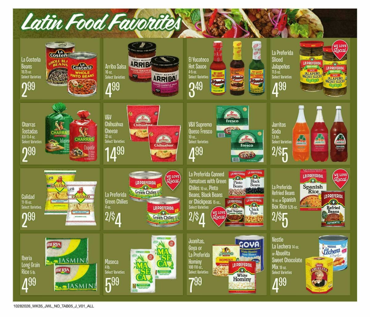 Jewel Osco Organics Guide Weekly Ad from October 28