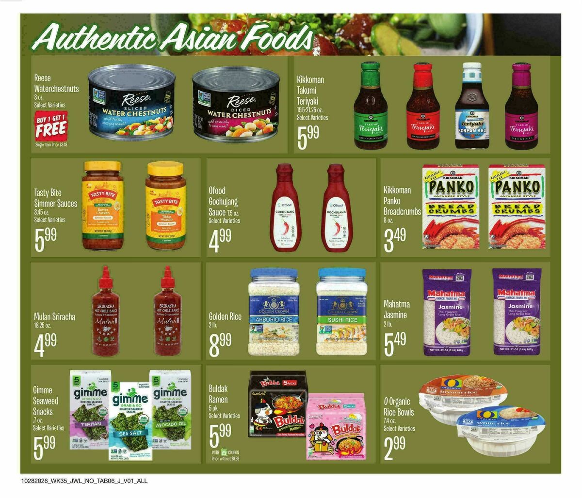 Jewel Osco Organics Guide Weekly Ad from October 28
