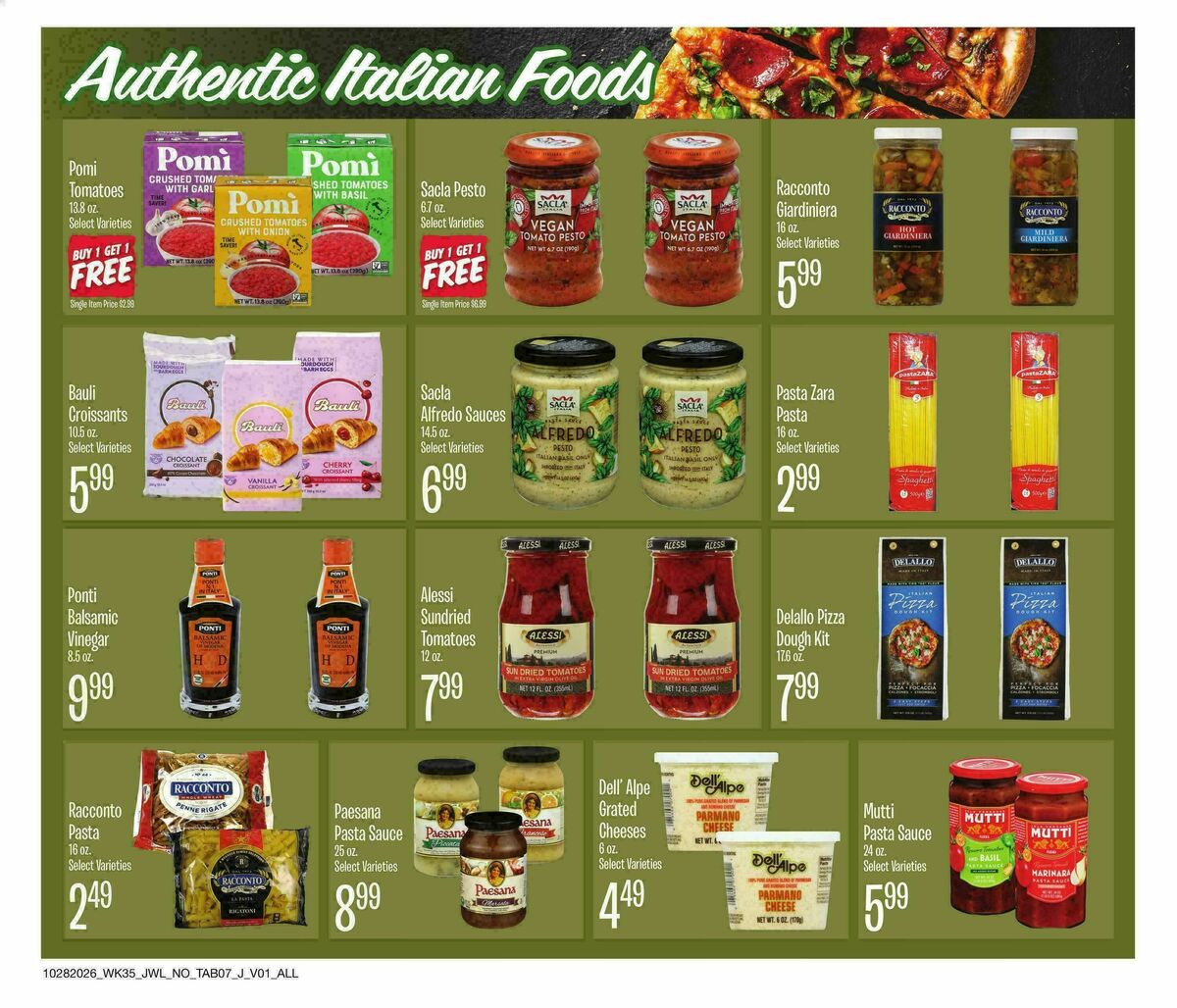 Jewel Osco Organics Guide Weekly Ad from October 28